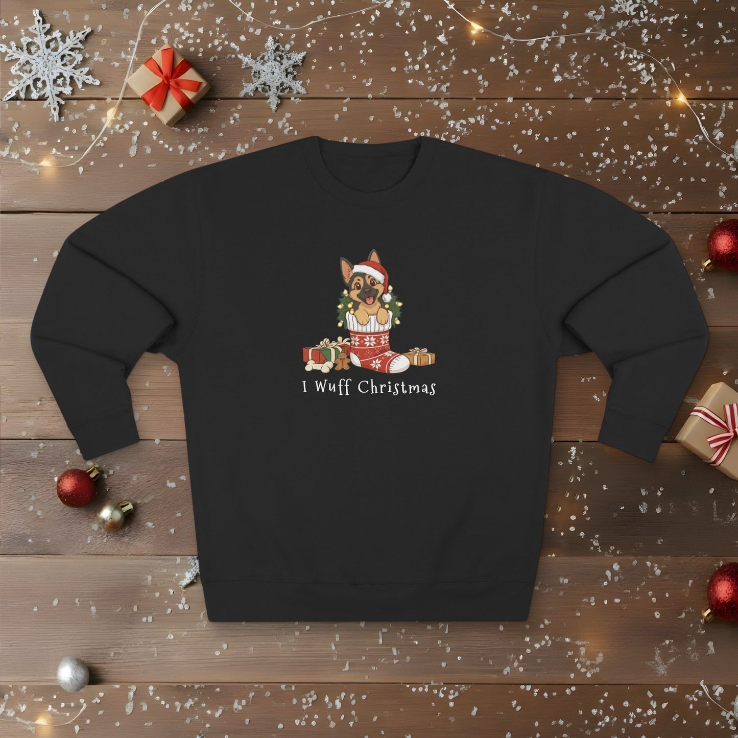 I Wuff Christmas - Unisex Sweatshirt