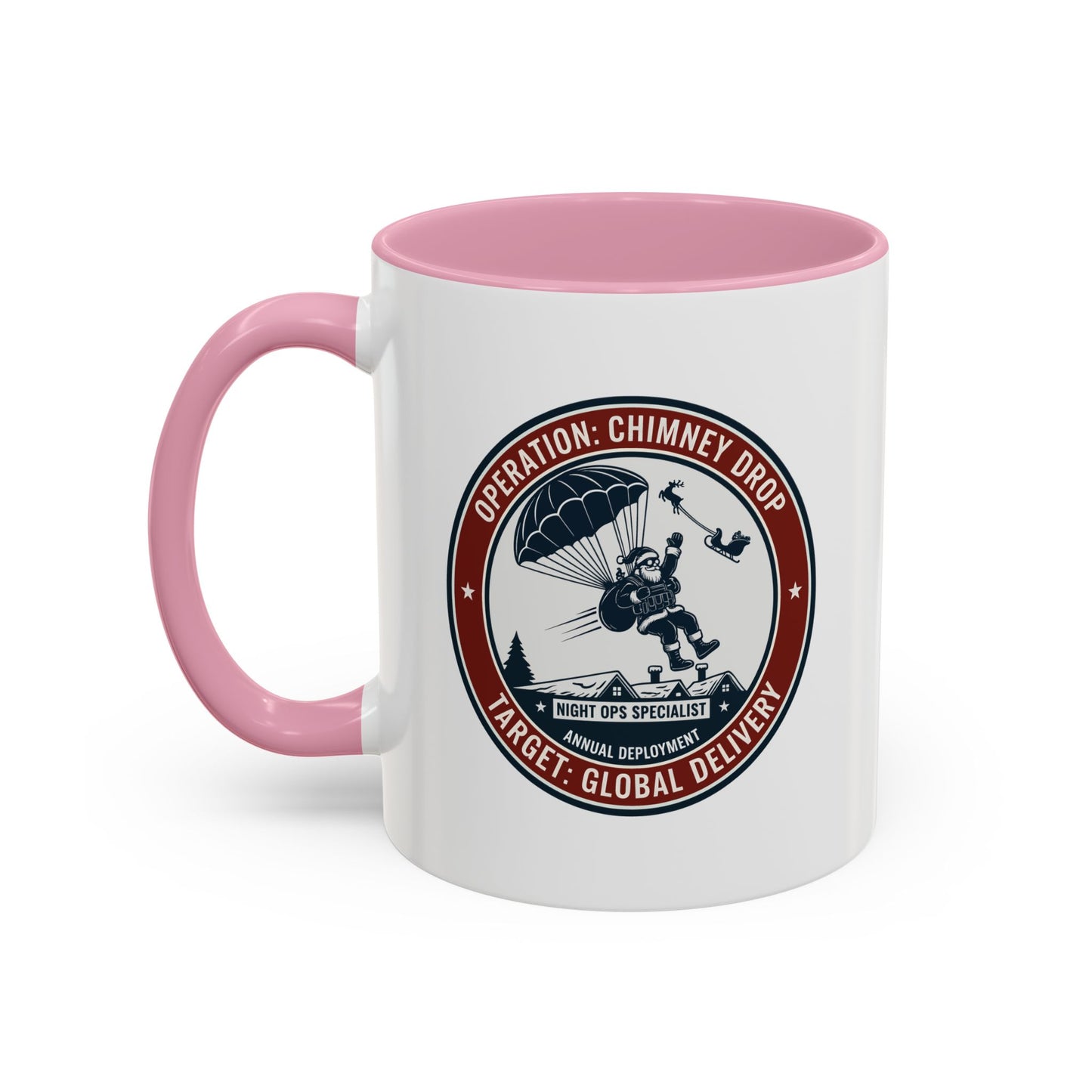 Santa Operation Chimney Drop - Accent Mug (11/15 oz)