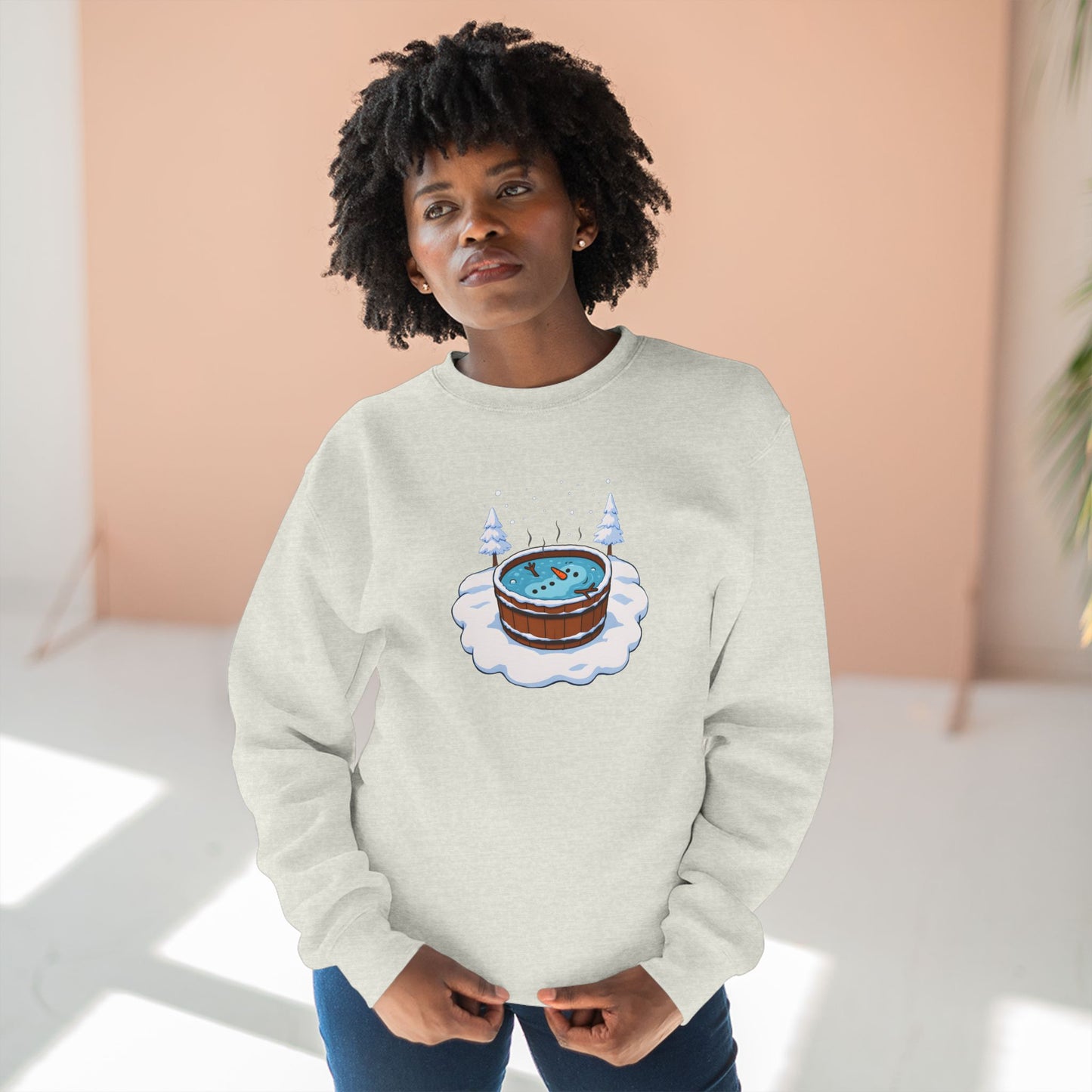 Hot Tub Snowman - Unisex Sweatshirt