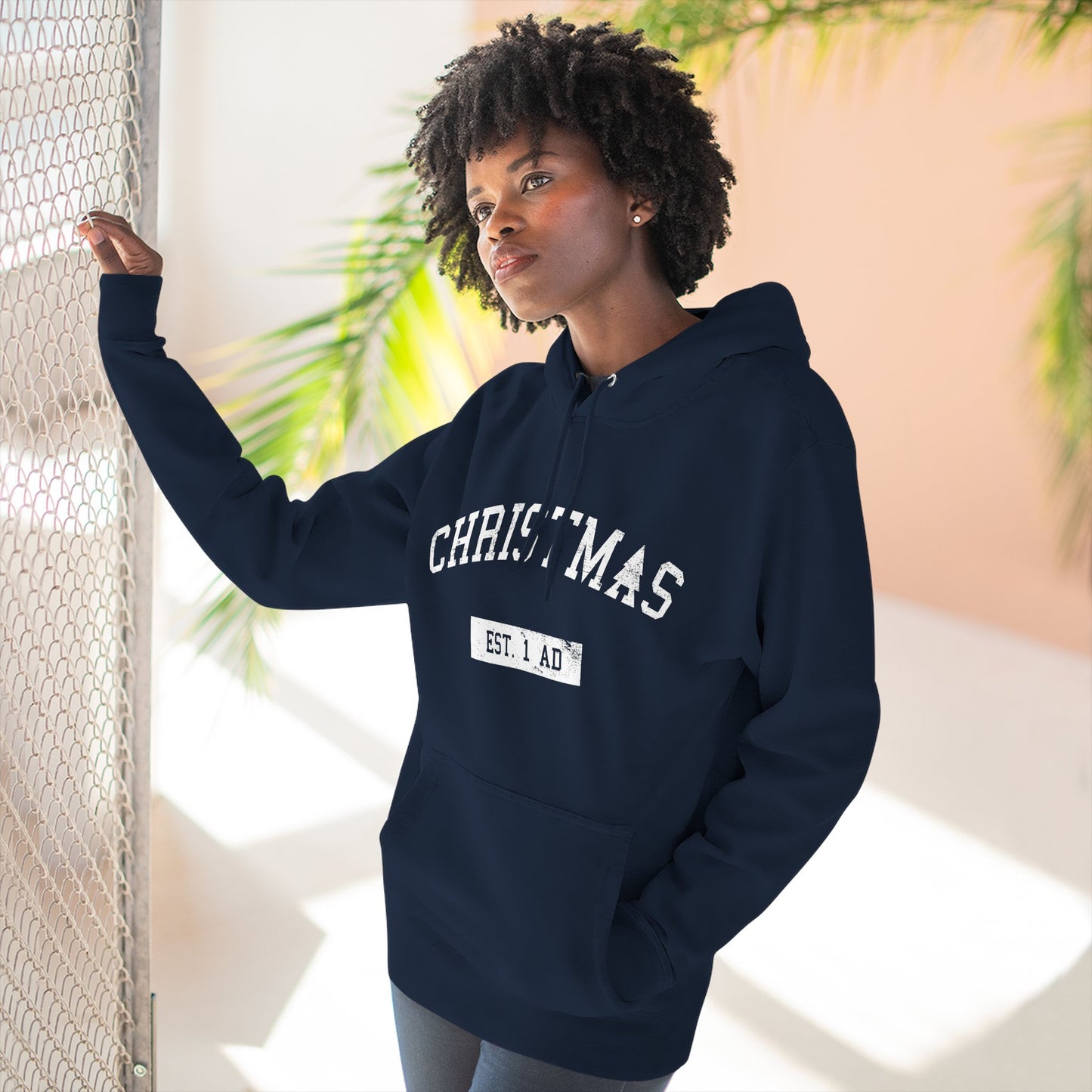 Christmas College Est. 1 AD - Unisex Hoodie