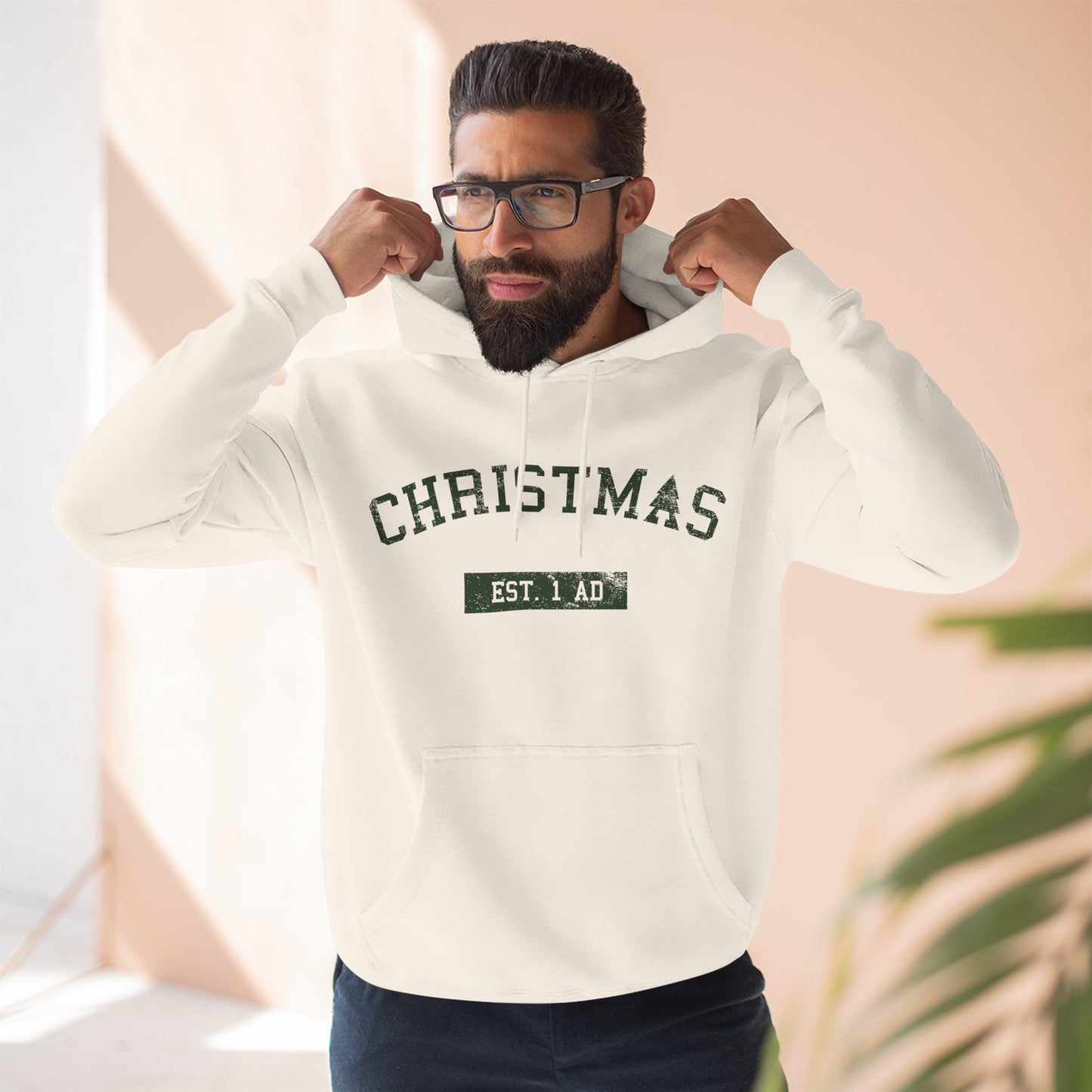 Christmas College Est. 1 AD - Unisex Hoodie