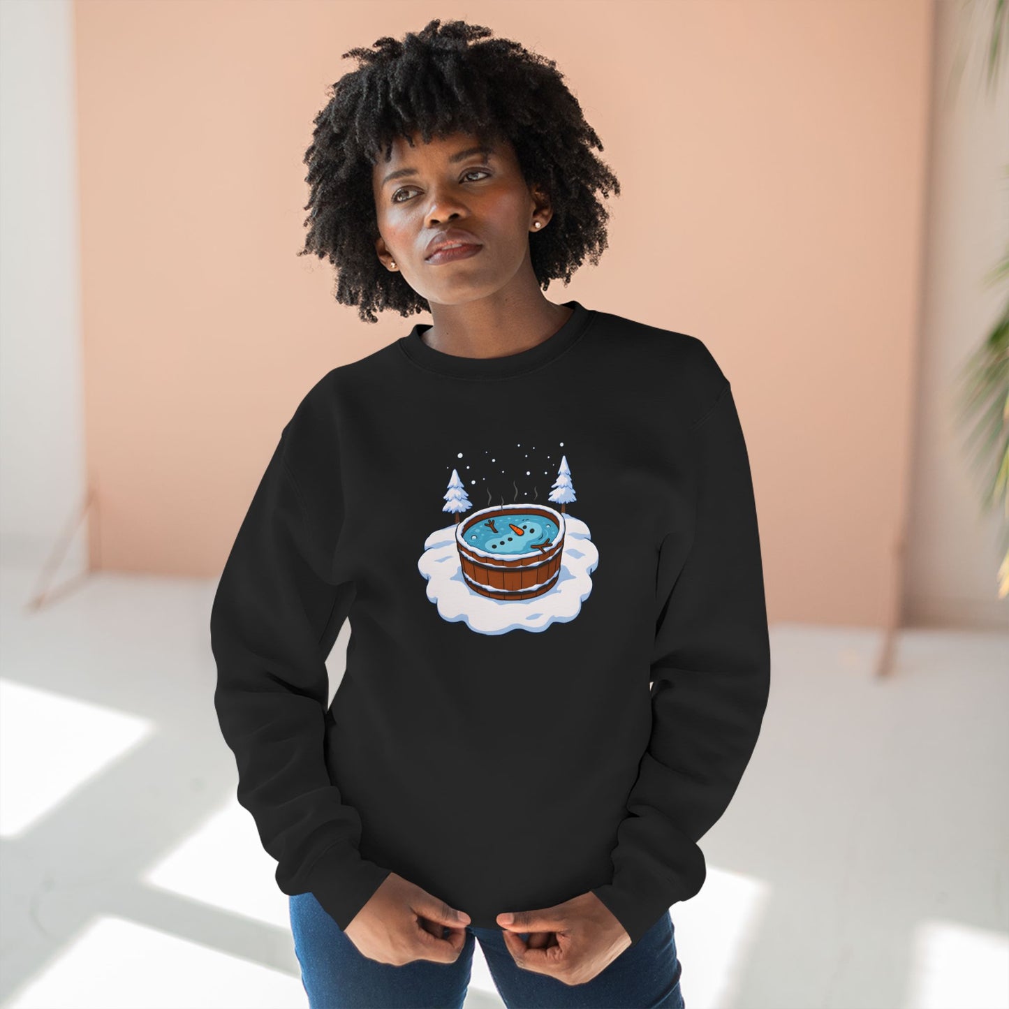 Hot Tub Snowman - Unisex Sweatshirt
