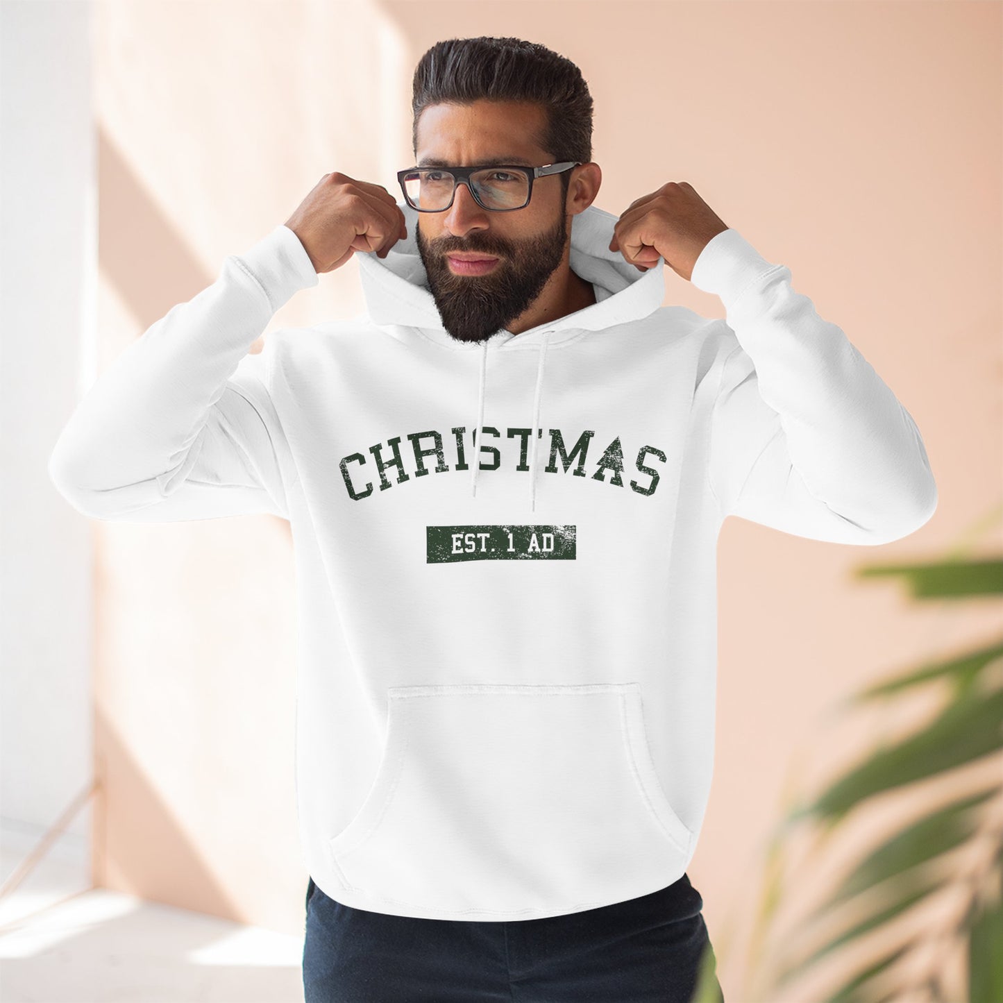 Christmas College Est. 1 AD - Unisex Hoodie