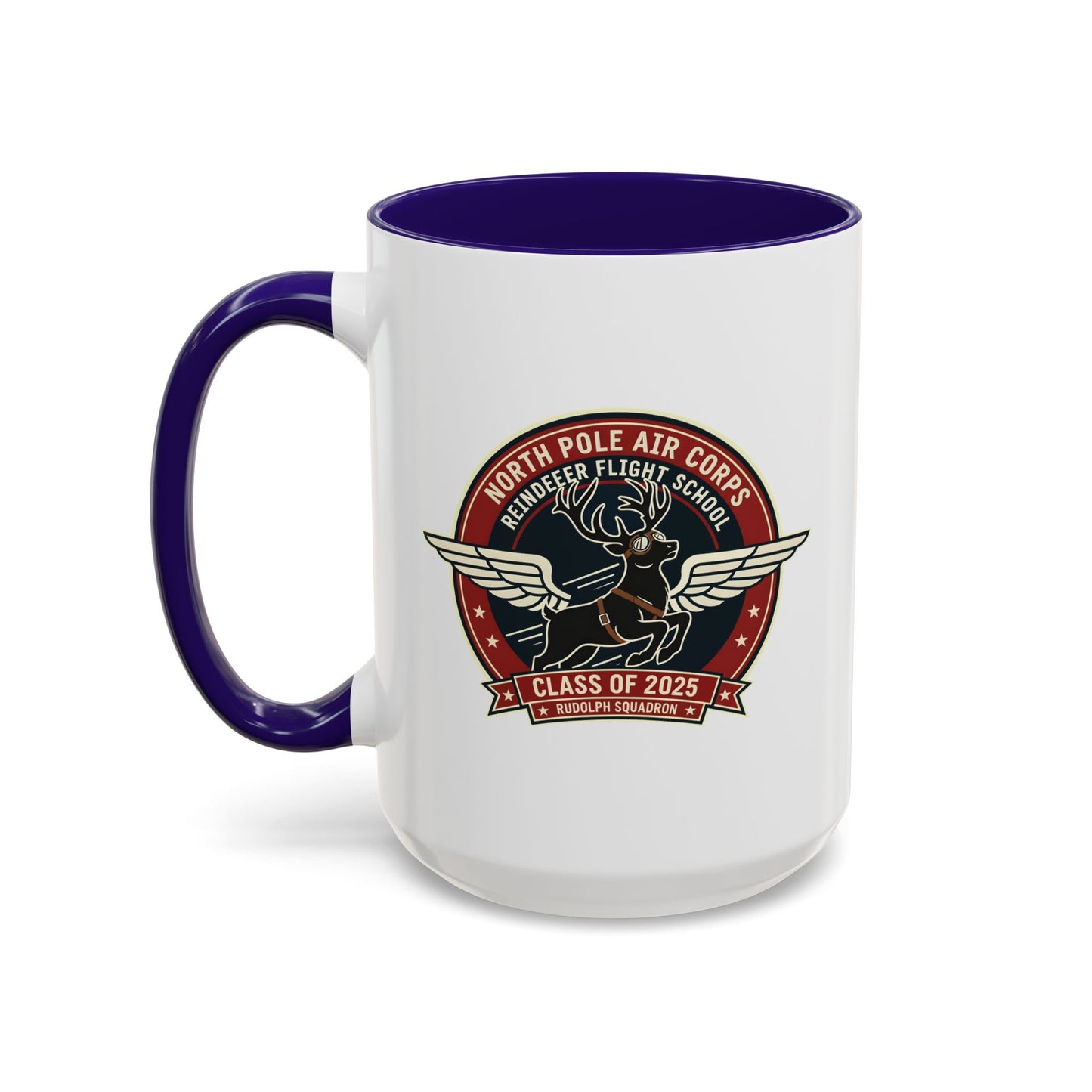 Reindeer Flight School - Accent Mug (11/15 oz)