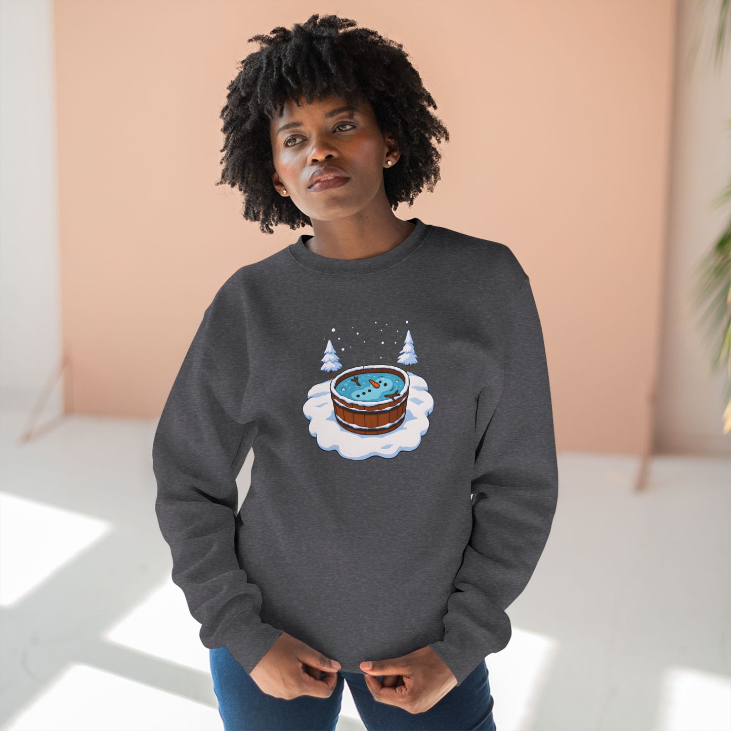 Hot Tub Snowman - Unisex Sweatshirt