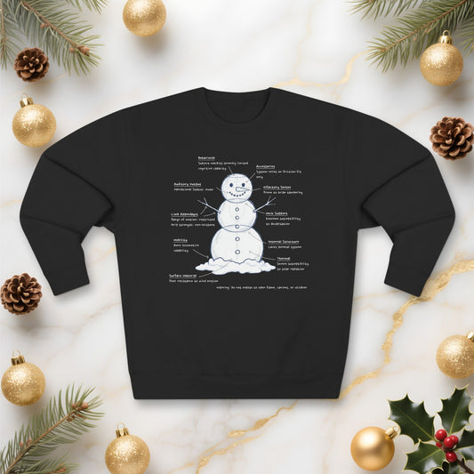 Snowman Engineering Design Review - Unisex Sweatshirt