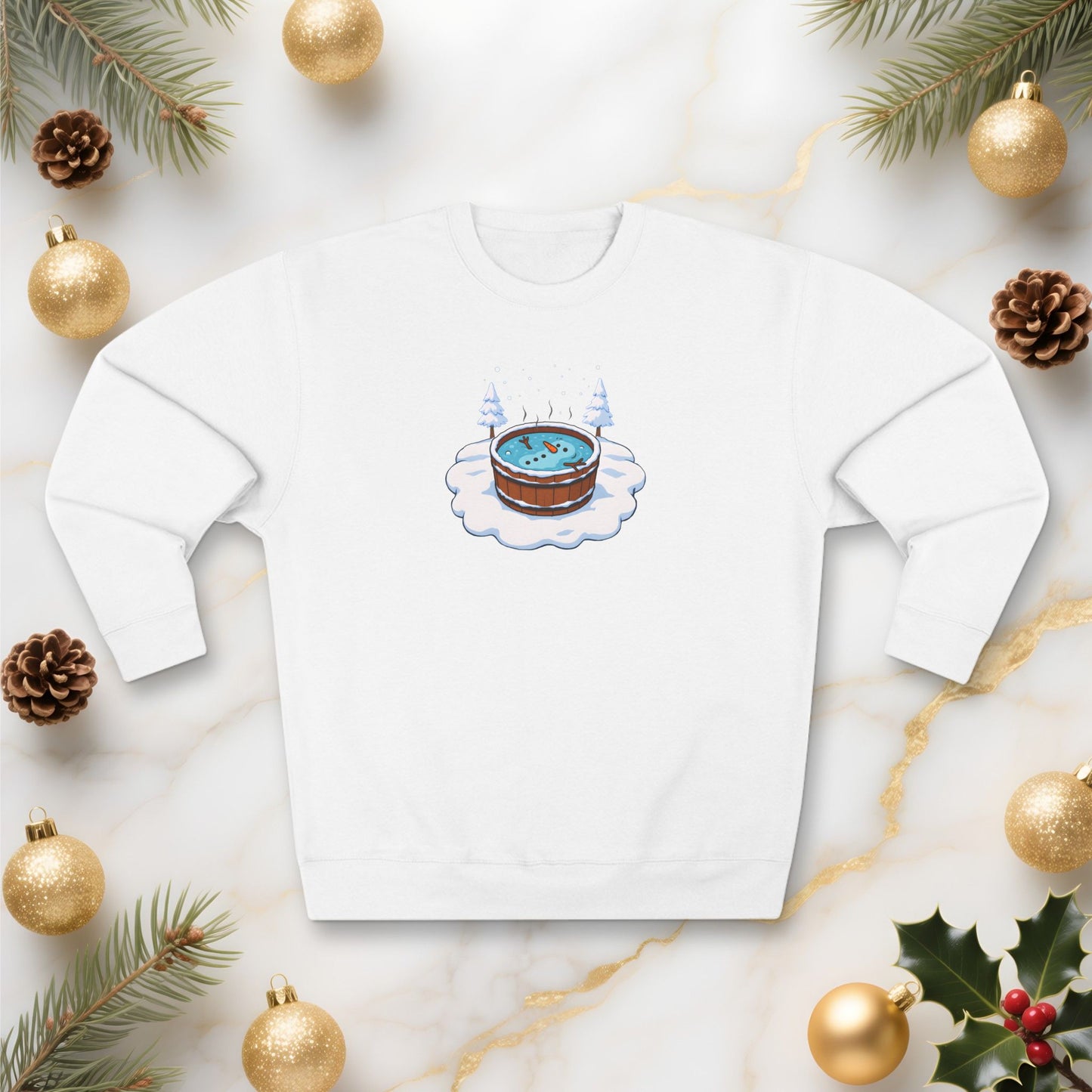 Hot Tub Snowman - Unisex Sweatshirt