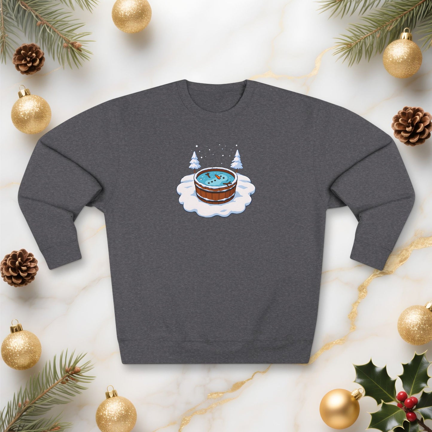 Hot Tub Snowman - Unisex Sweatshirt