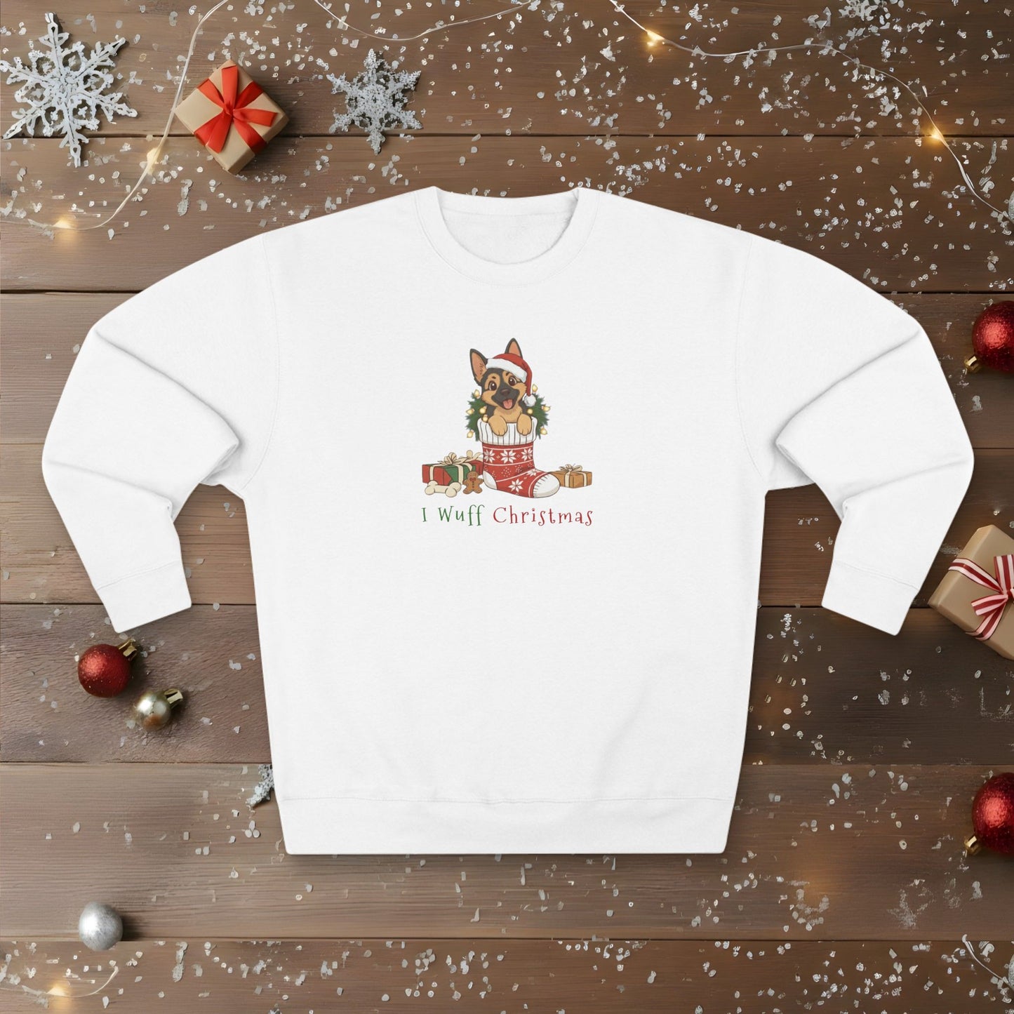 I Wuff Christmas - Unisex Sweatshirt