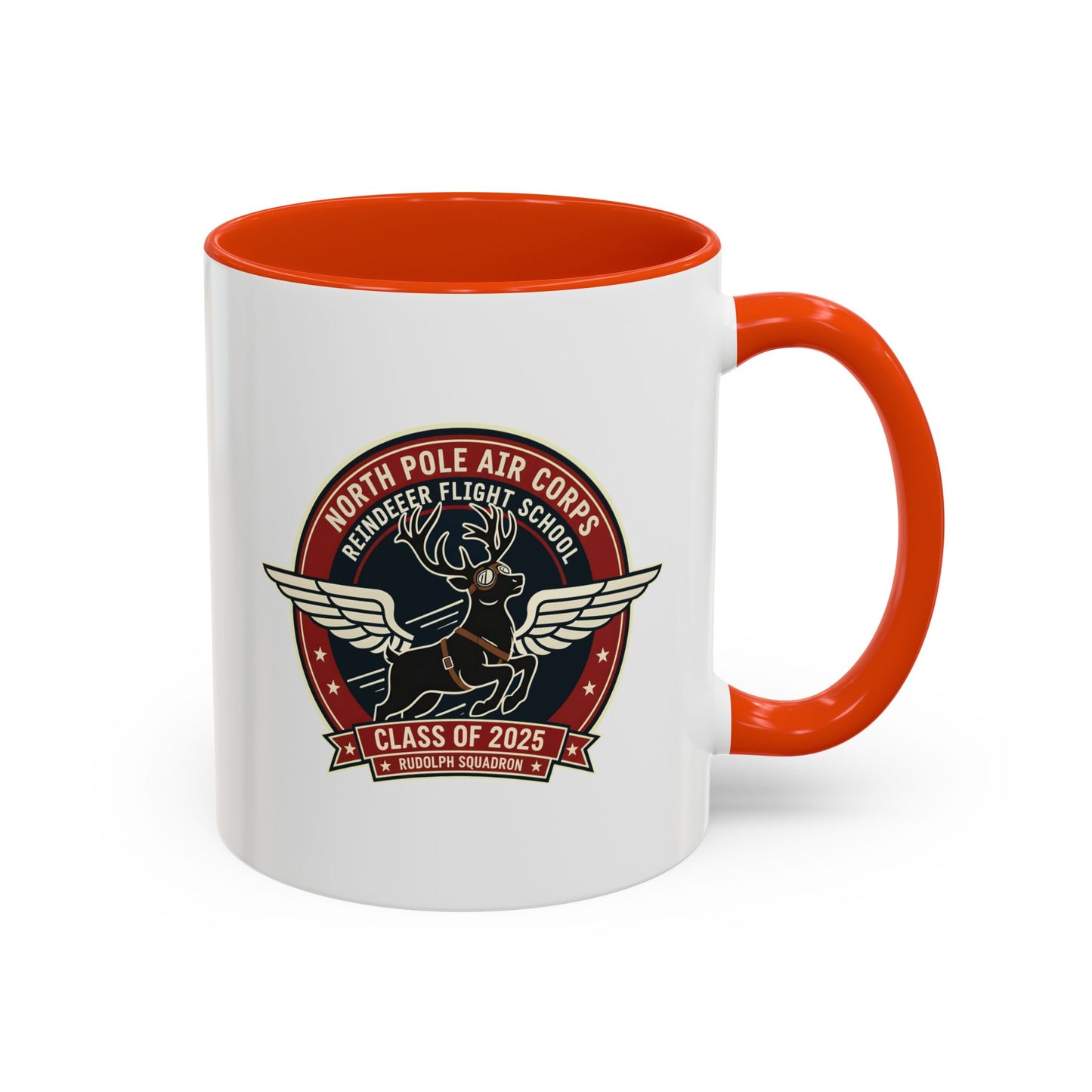 Reindeer Flight School - Accent Mug (11/15 oz)