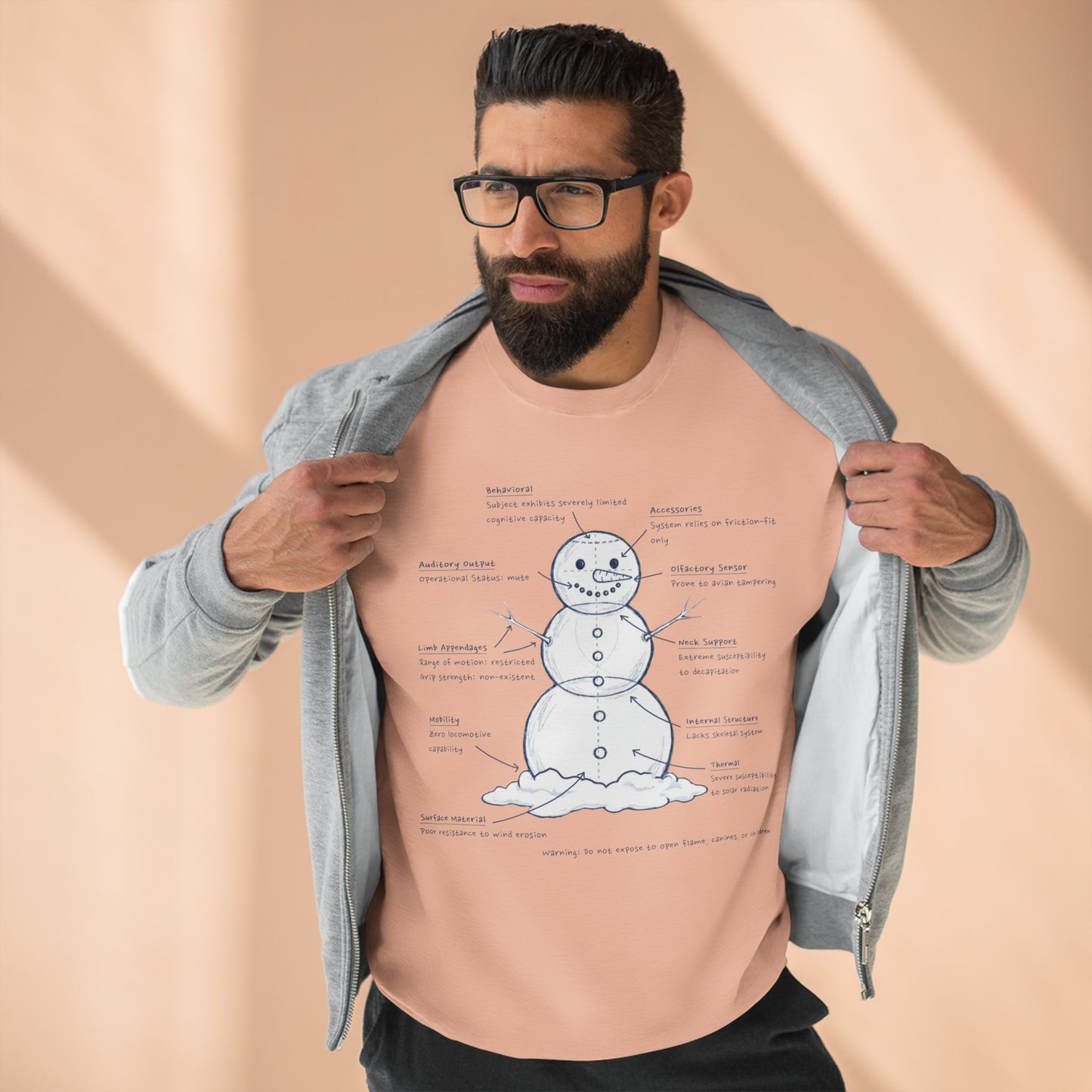 Snowman Engineering Design Review - Unisex Sweatshirt