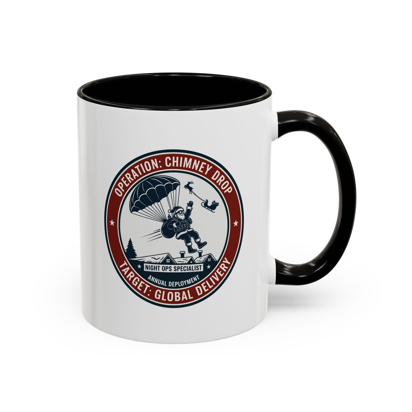 Santa Operation Chimney Drop - Accent Mug (11/15 oz)