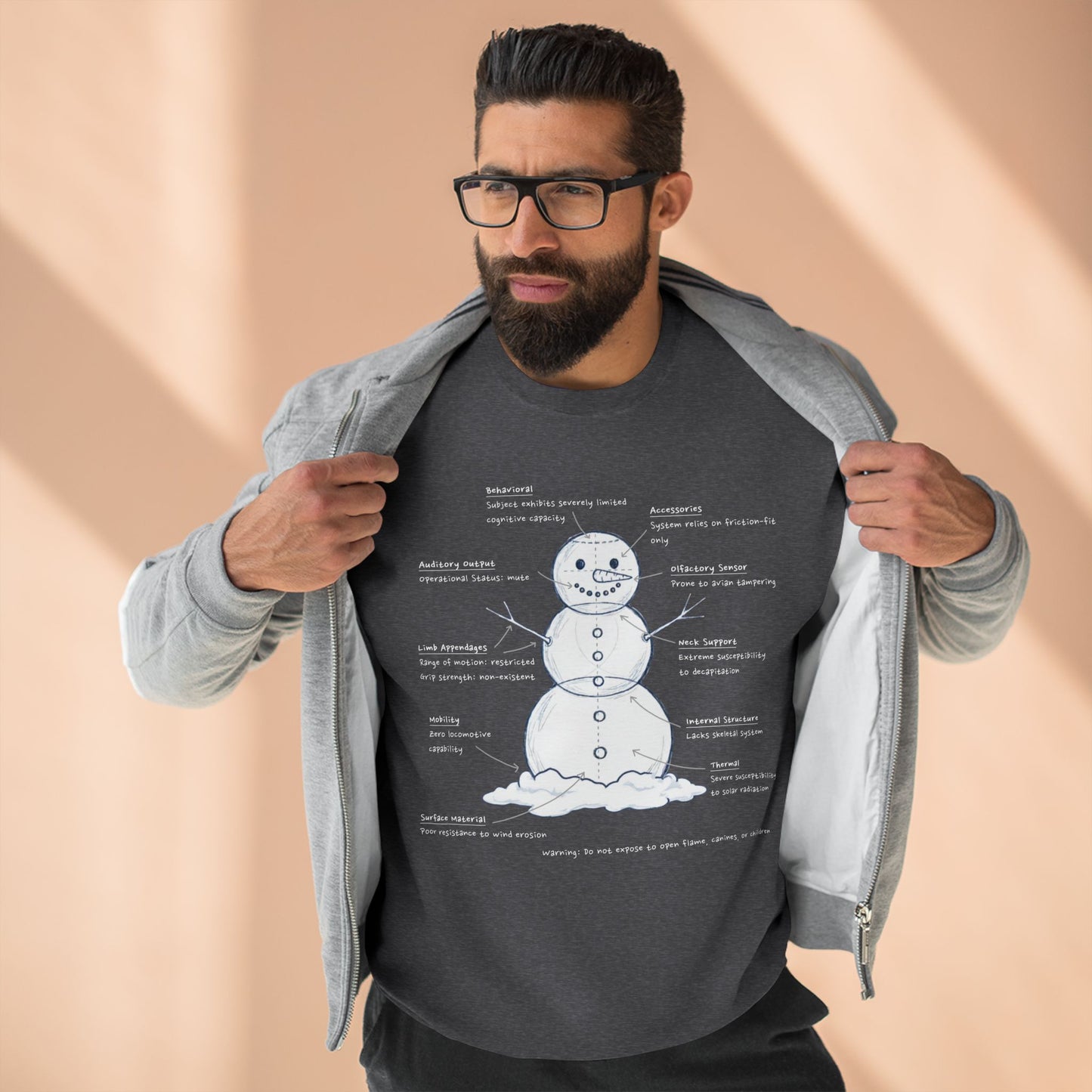 Snowman Engineering Design Review - Unisex Sweatshirt