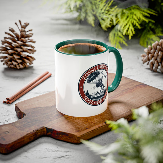 Santa Operation Chimney Drop - Accent Mug (11/15 oz)