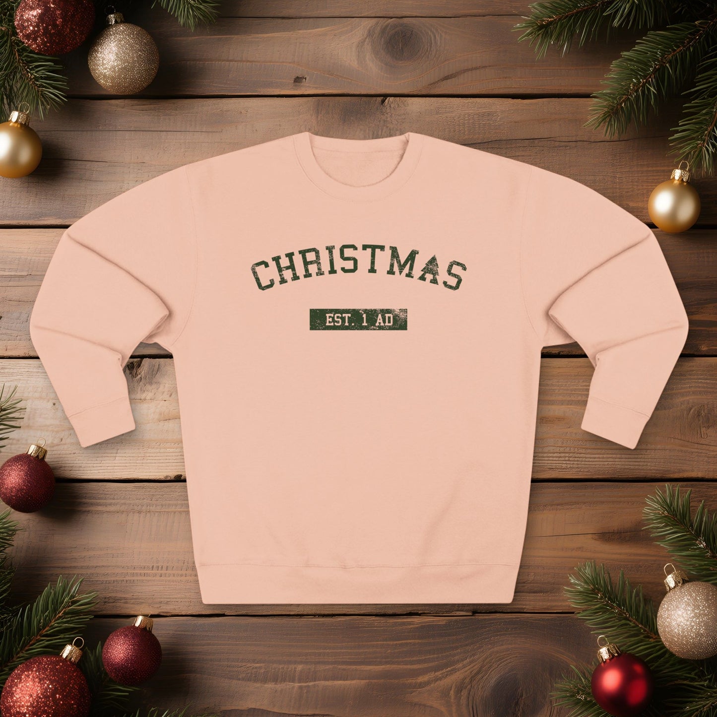 Christmas College Est. 1 AD - Unisex Sweatshirt