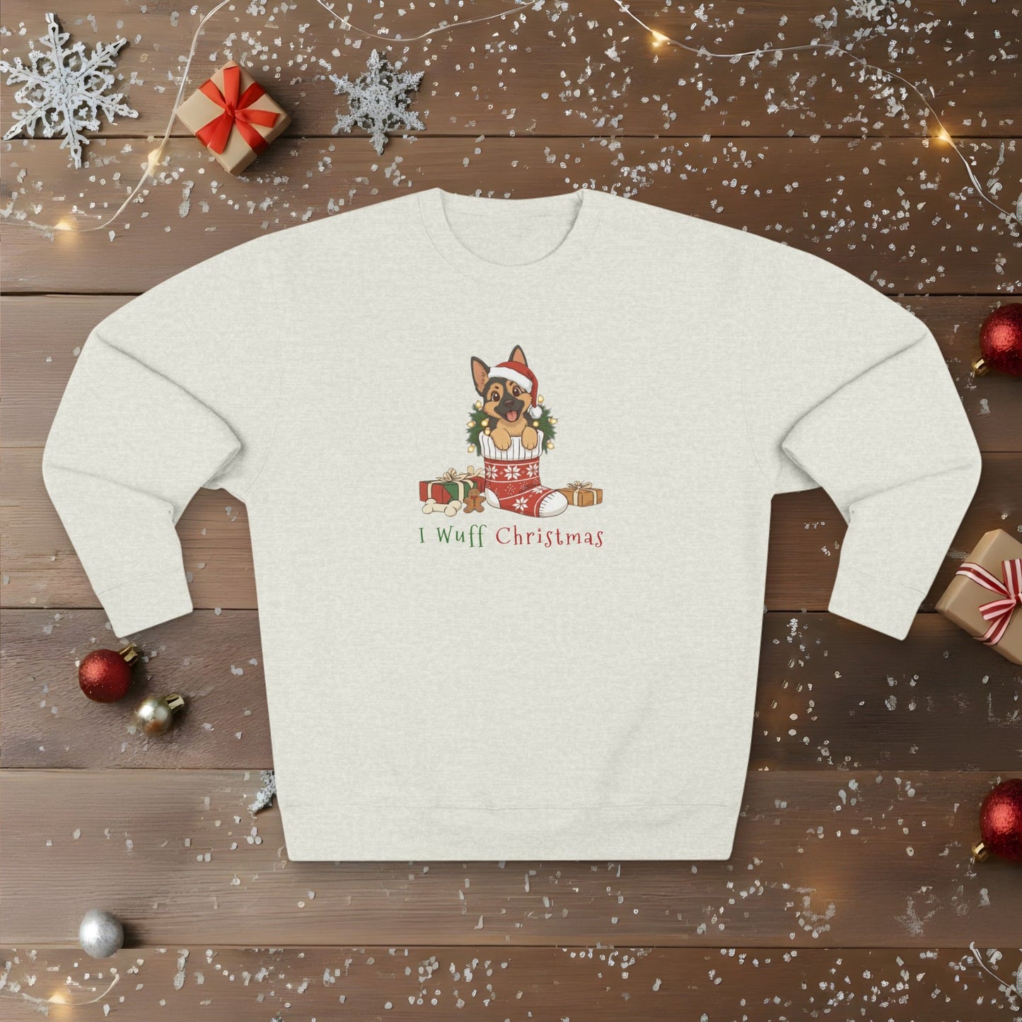 I Wuff Christmas - Unisex Sweatshirt
