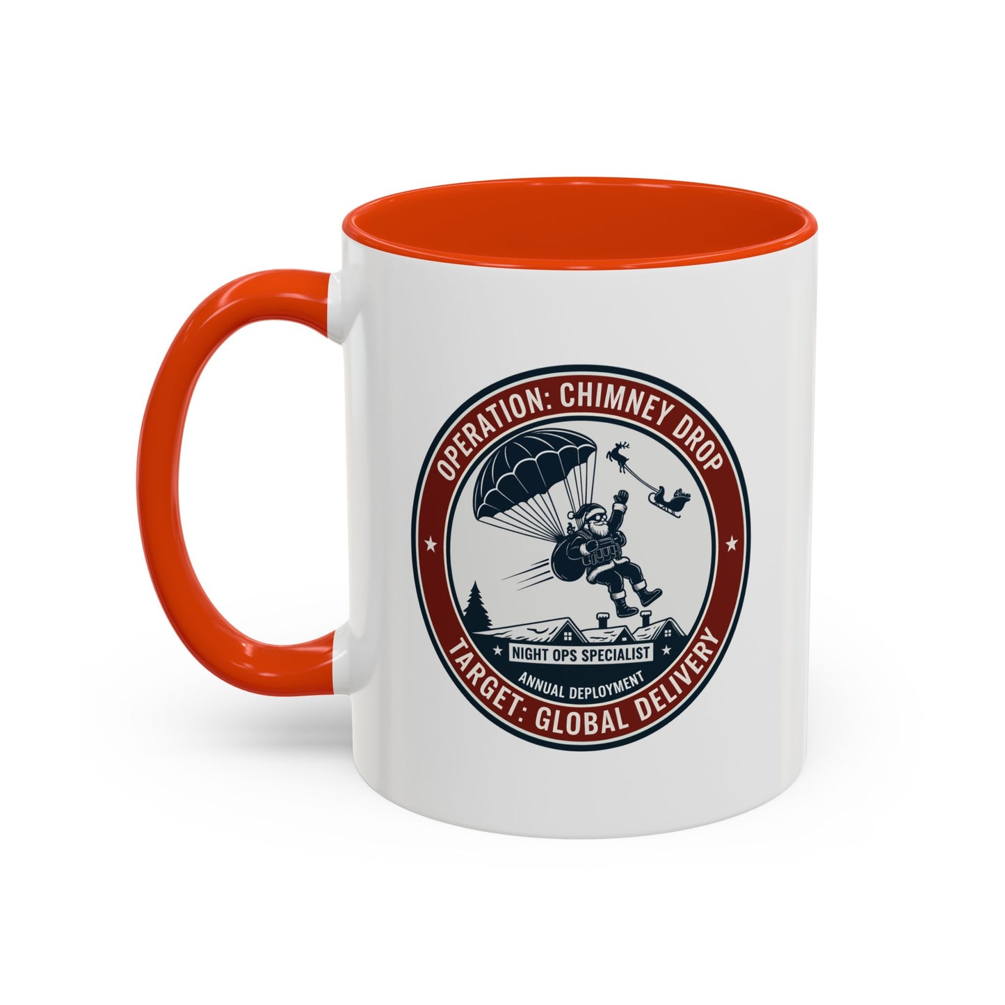 Santa Operation Chimney Drop - Accent Mug (11/15 oz)