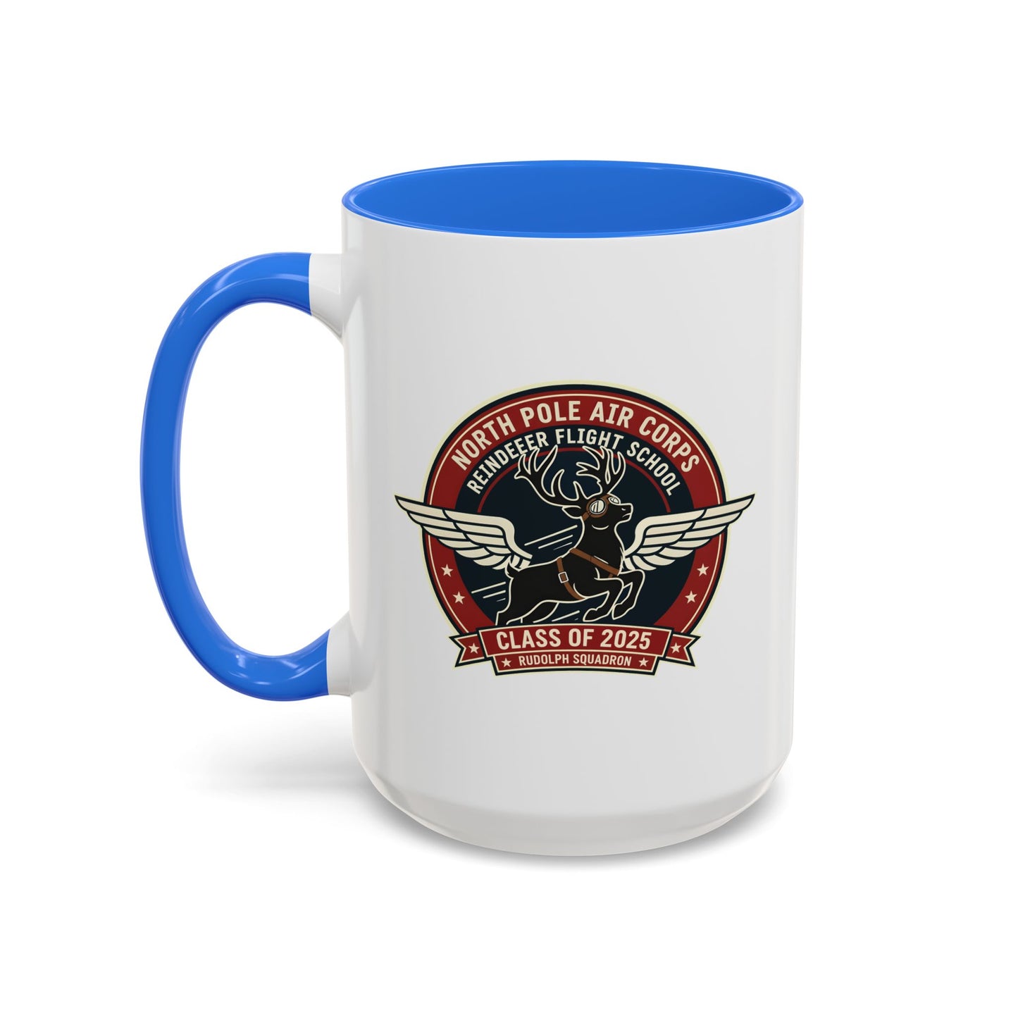 Reindeer Flight School - Accent Mug (11/15 oz)