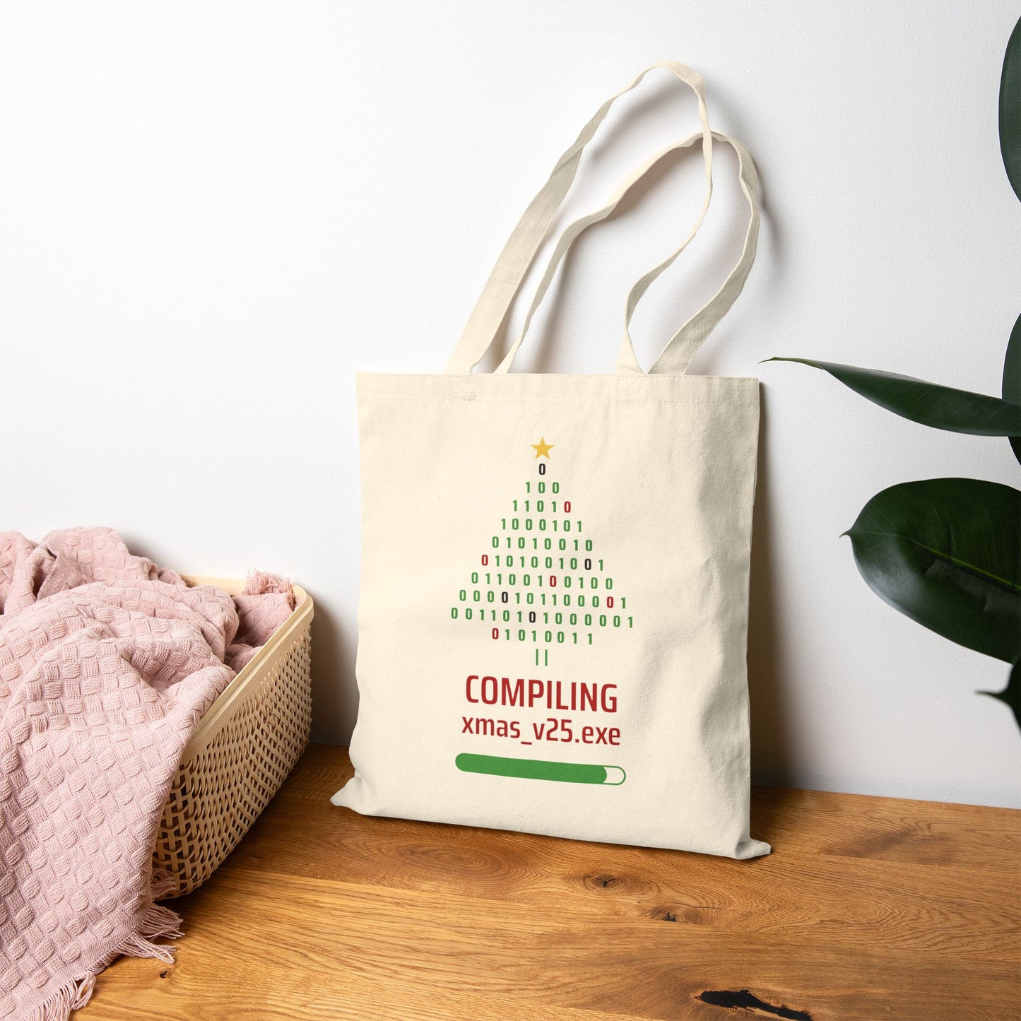 Compiling Christmas Code - Canvas Tote Bag