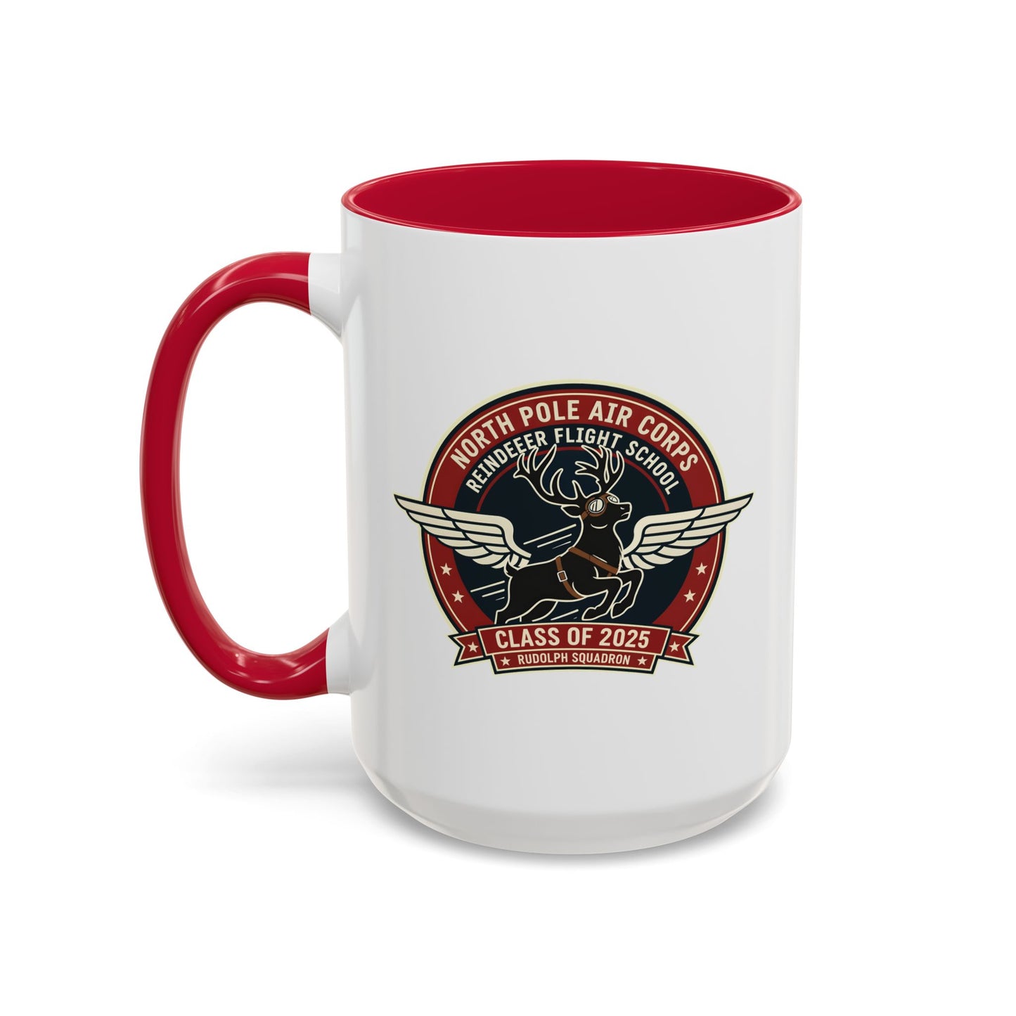 Reindeer Flight School - Accent Mug (11/15 oz)
