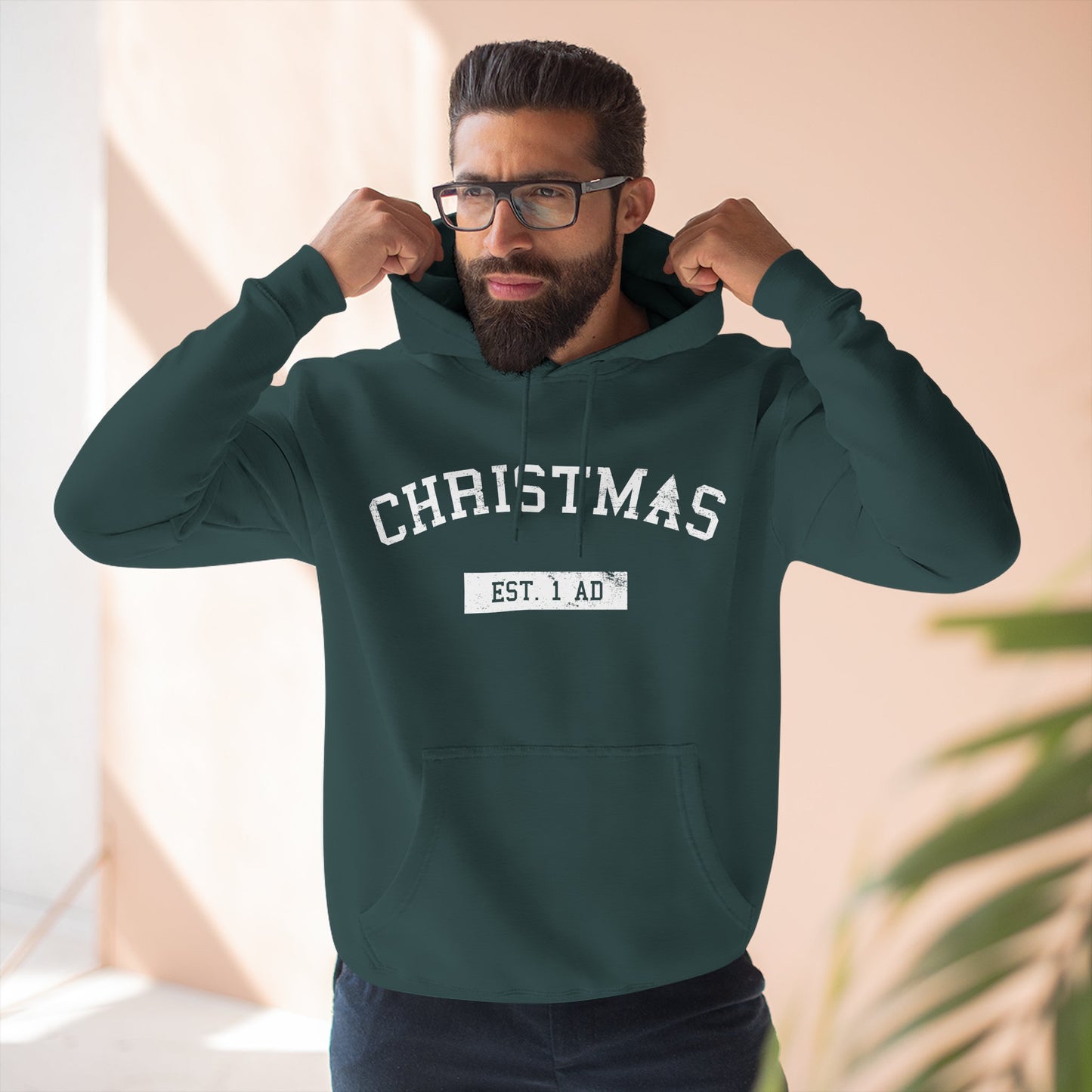 Christmas College Est. 1 AD - Unisex Hoodie