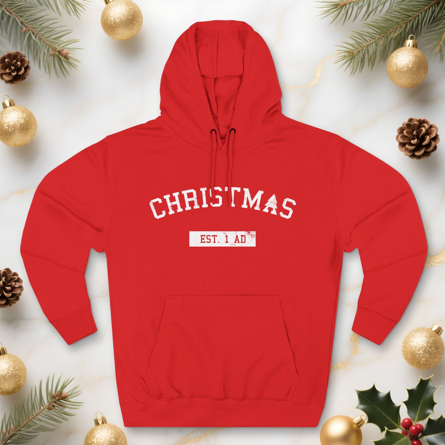 Christmas College Est. 1 AD - Unisex Hoodie