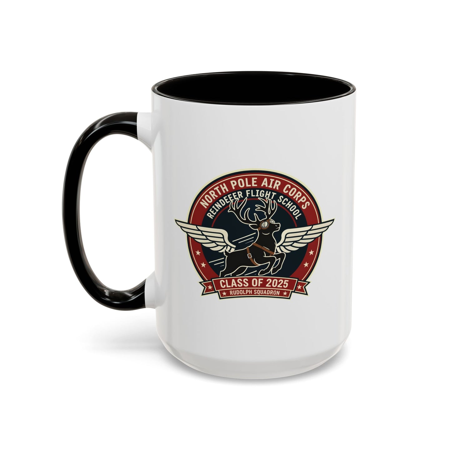 Reindeer Flight School - Accent Mug (11/15 oz)