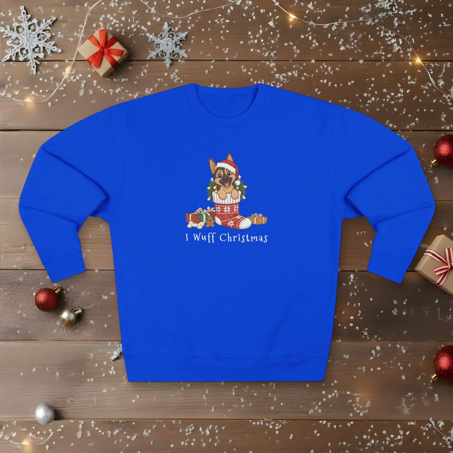 I Wuff Christmas - Unisex Sweatshirt