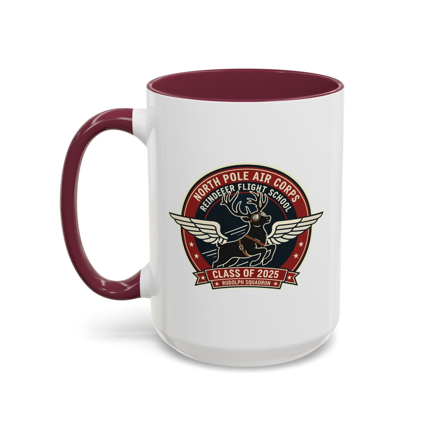 Reindeer Flight School - Accent Mug (11/15 oz)