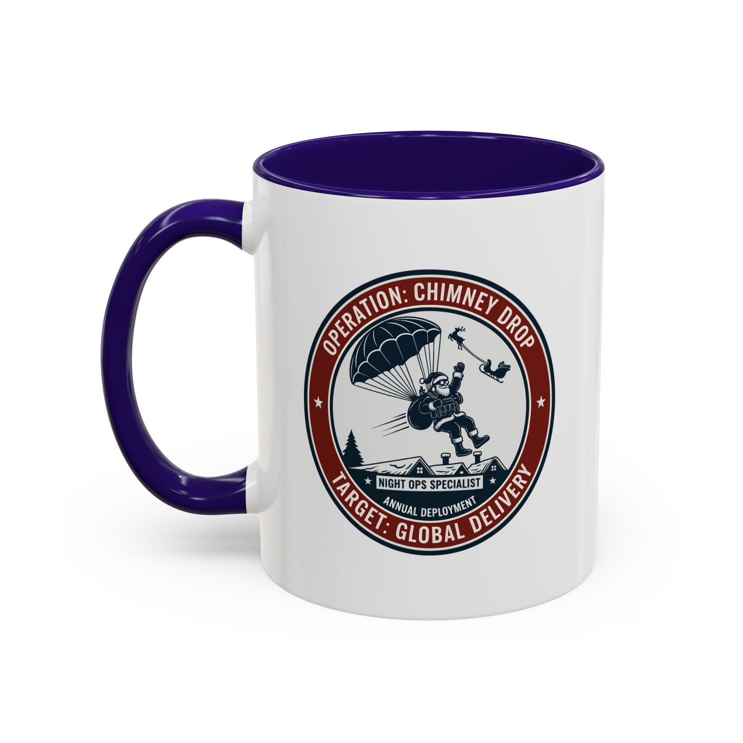 Santa Operation Chimney Drop - Accent Mug (11/15 oz)