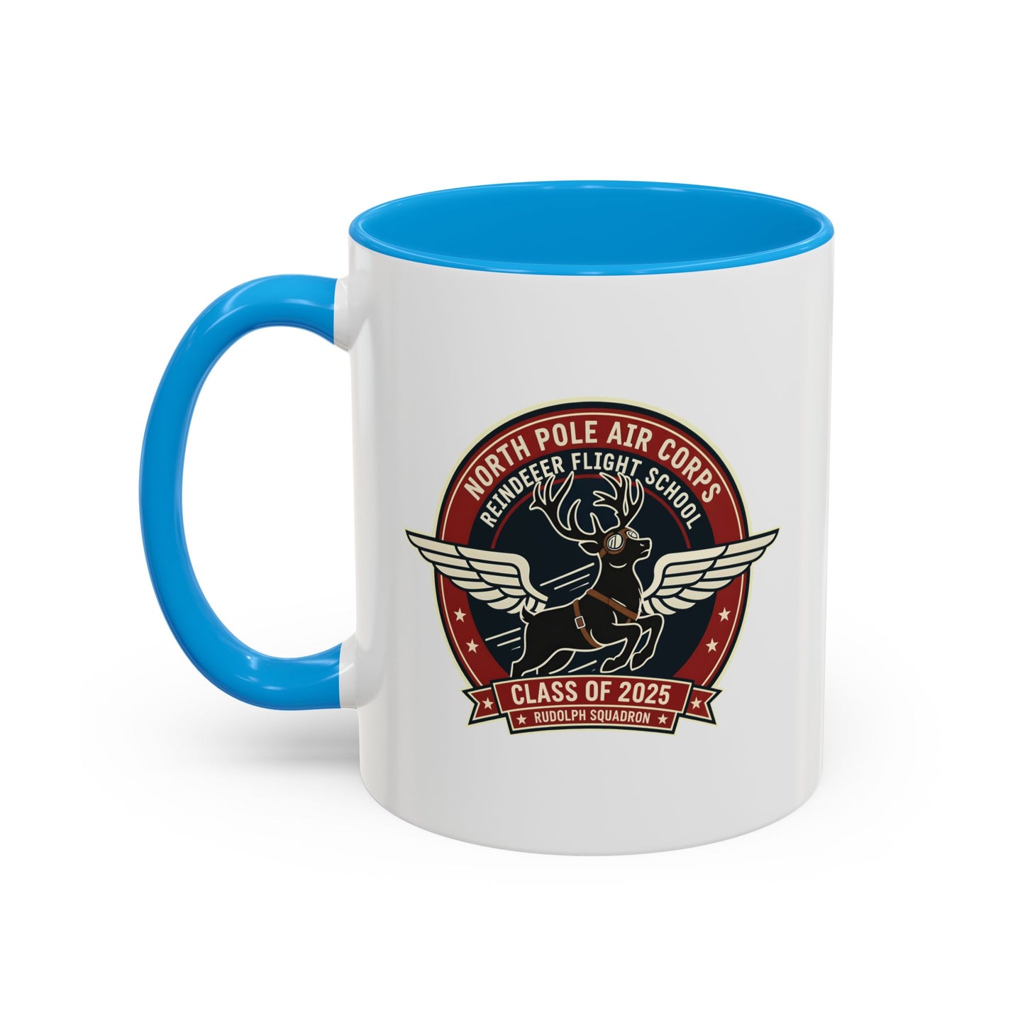 Reindeer Flight School - Accent Mug (11/15 oz)