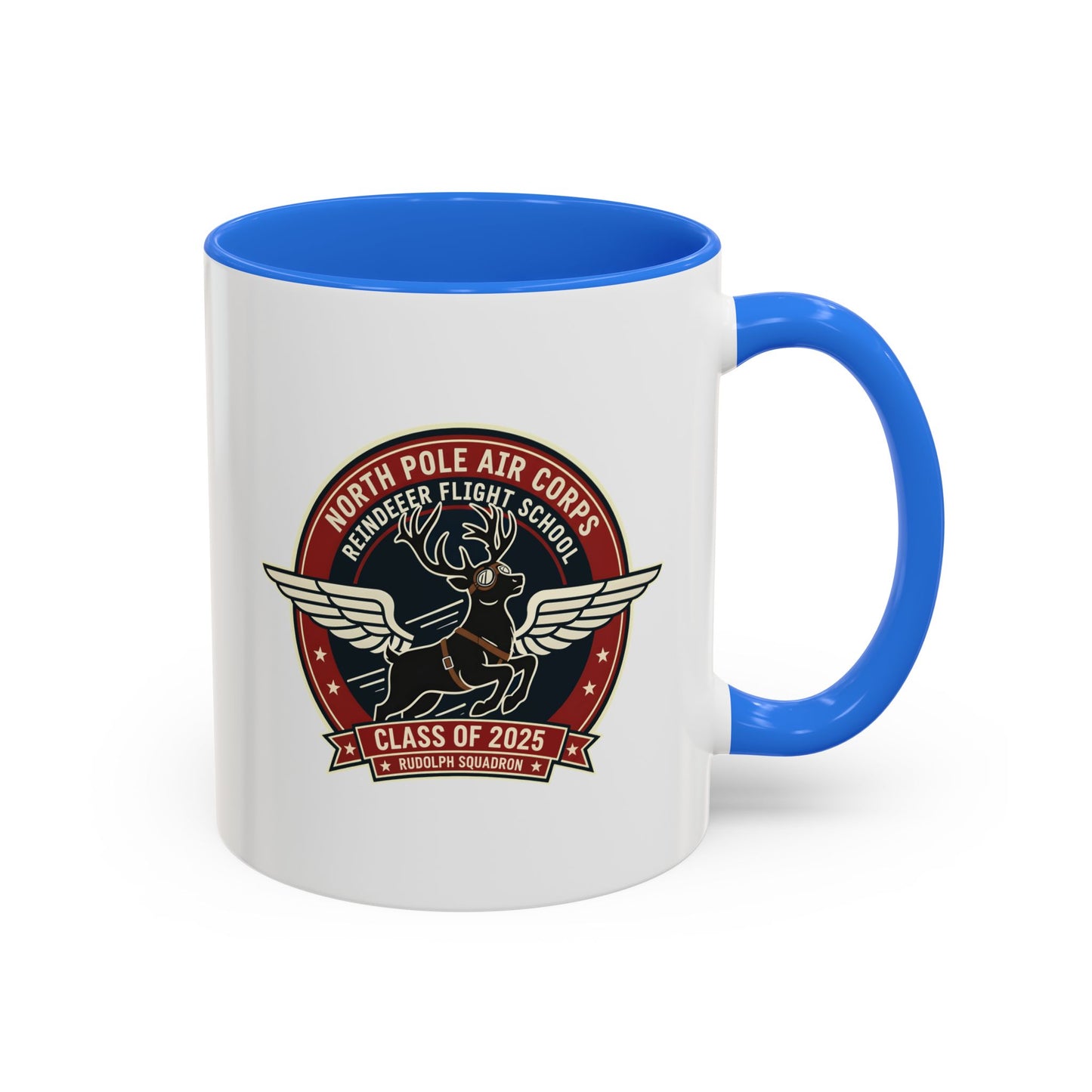 Reindeer Flight School - Accent Mug (11/15 oz)