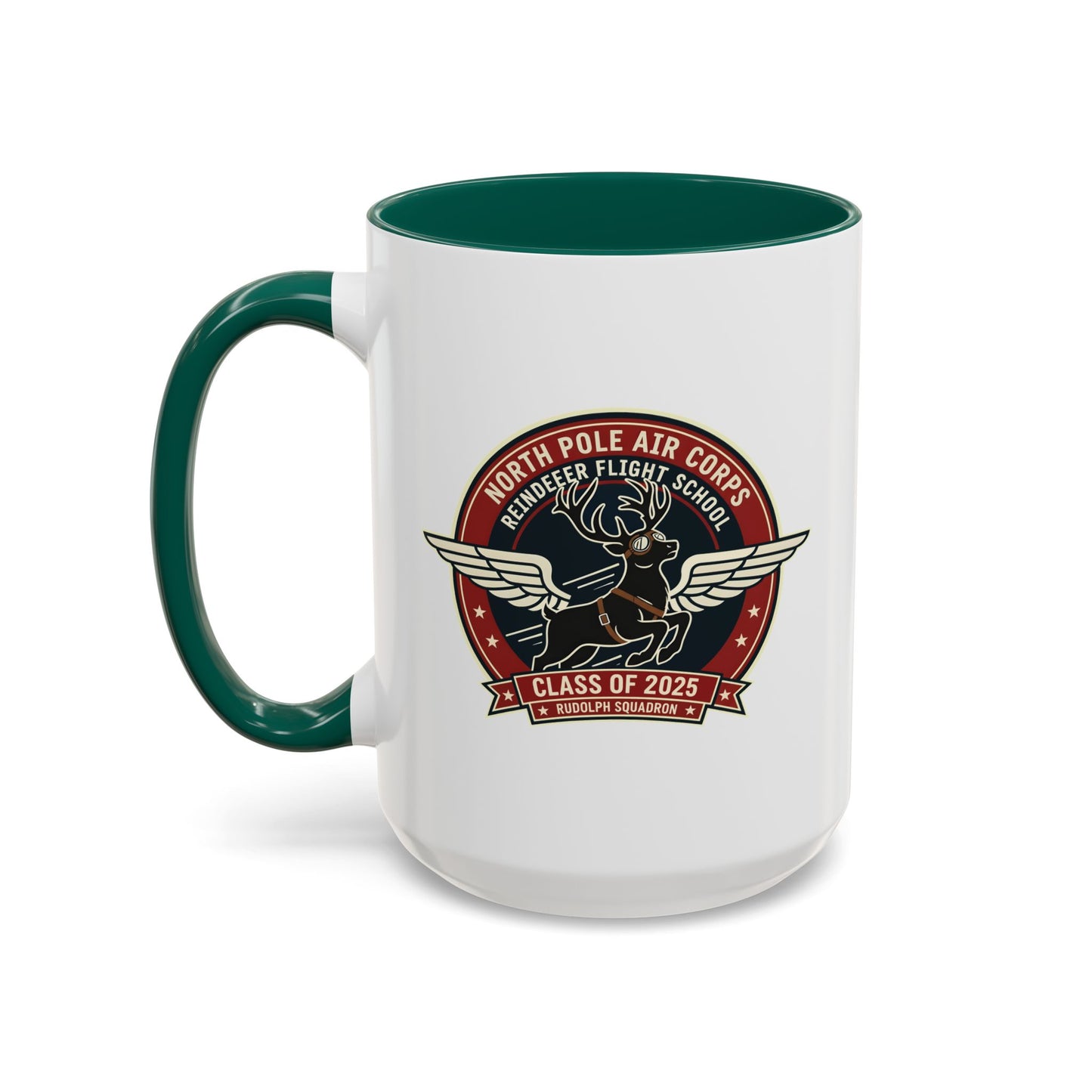 Reindeer Flight School - Accent Mug (11/15 oz)