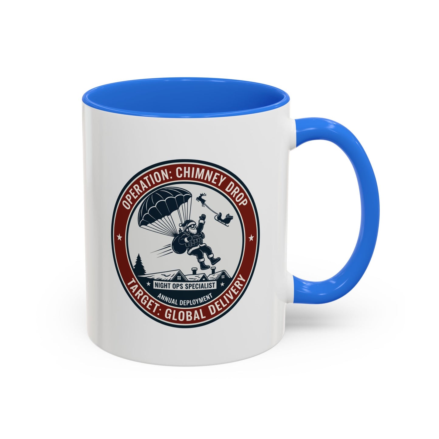 Santa Operation Chimney Drop - Accent Mug (11/15 oz)