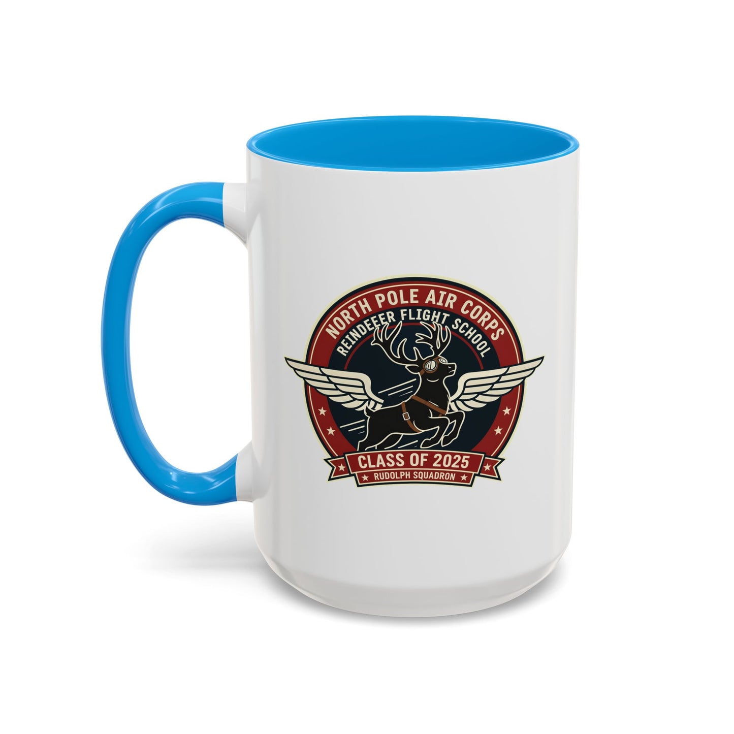 Reindeer Flight School - Accent Mug (11/15 oz)