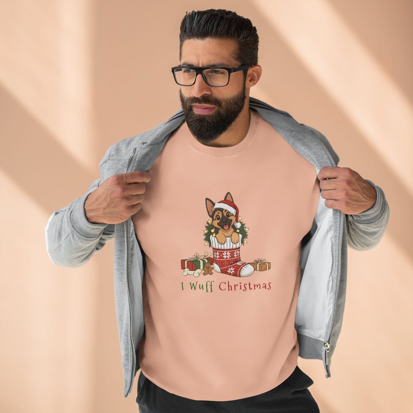 I Wuff Christmas - Unisex Sweatshirt