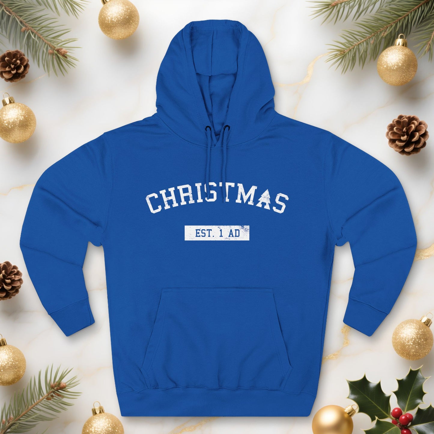 Christmas College Est. 1 AD - Unisex Hoodie