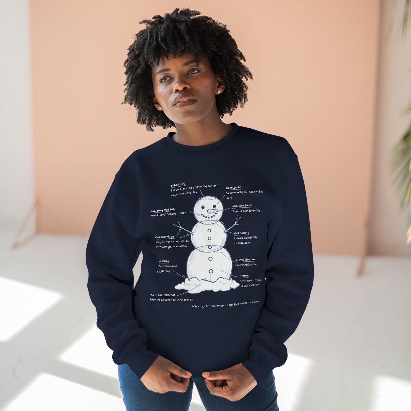 Snowman Engineering Design Review - Unisex Sweatshirt