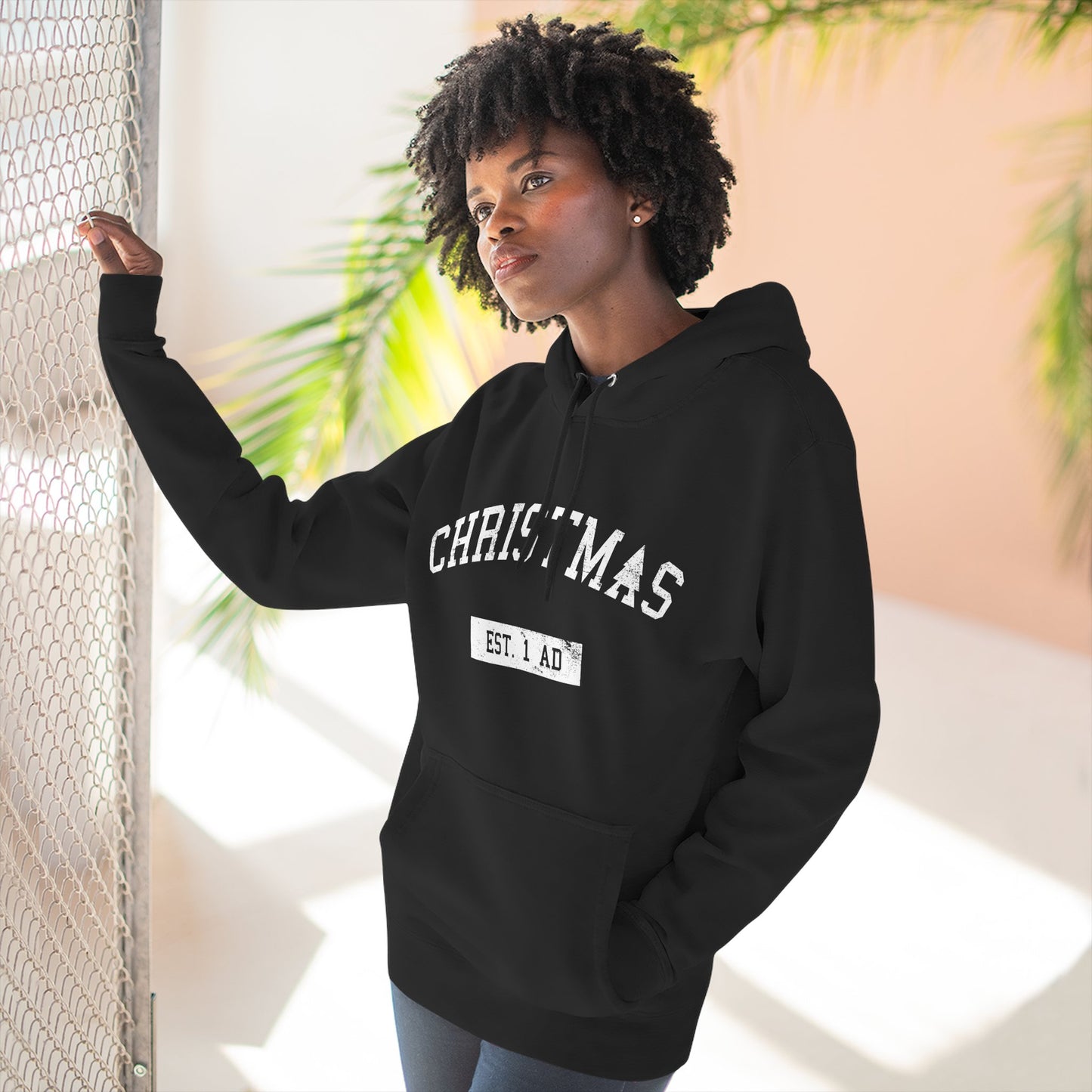 Christmas College Est. 1 AD - Unisex Hoodie
