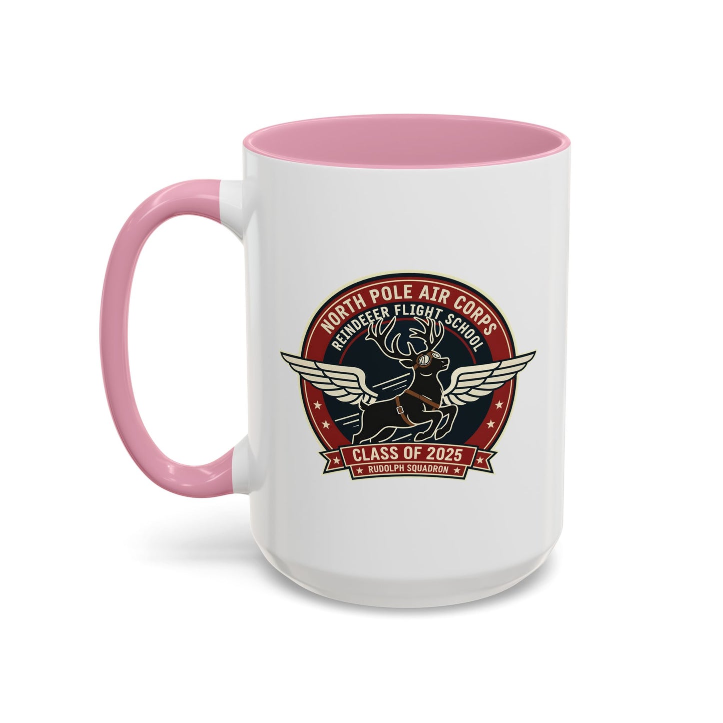 Reindeer Flight School - Accent Mug (11/15 oz)