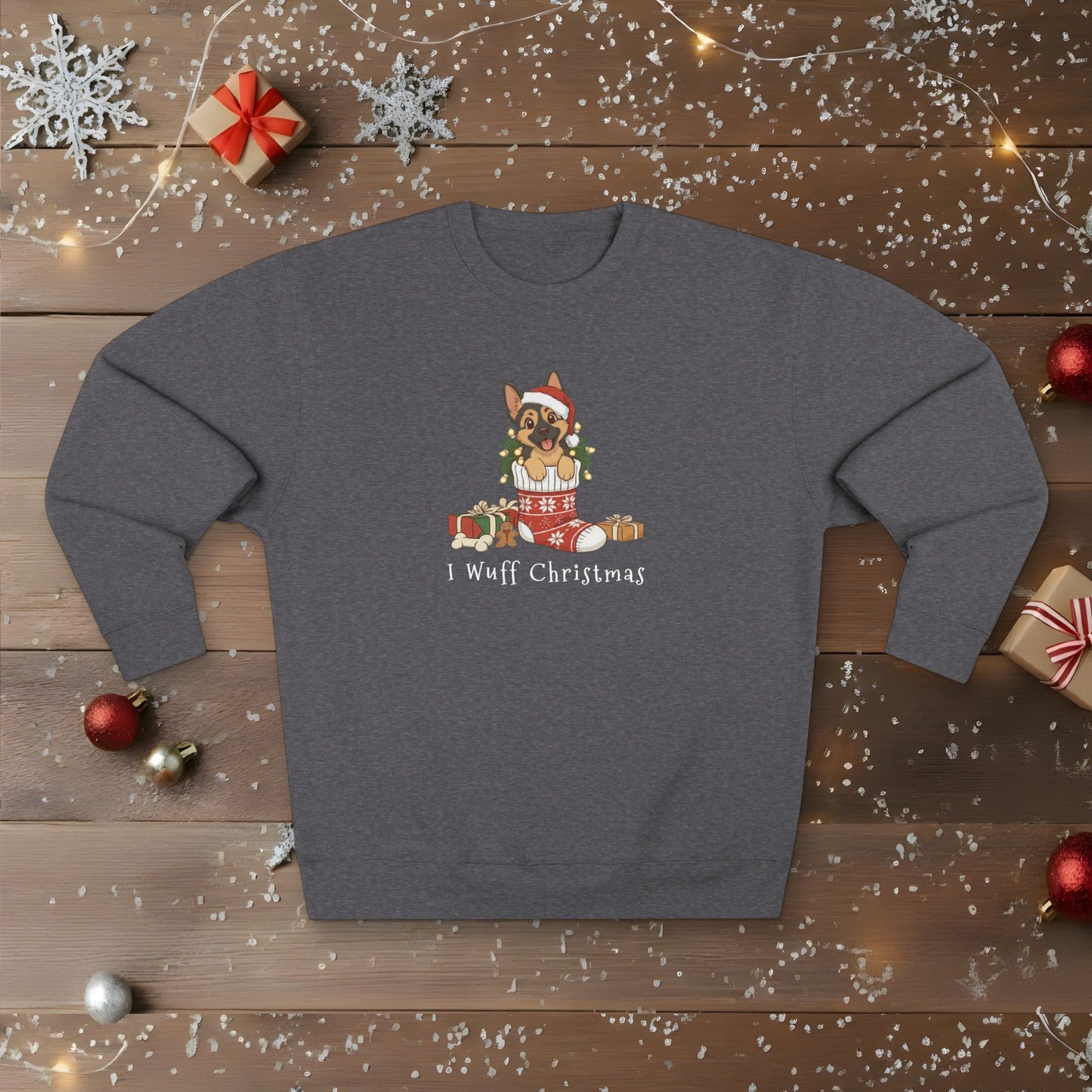 I Wuff Christmas - Unisex Sweatshirt