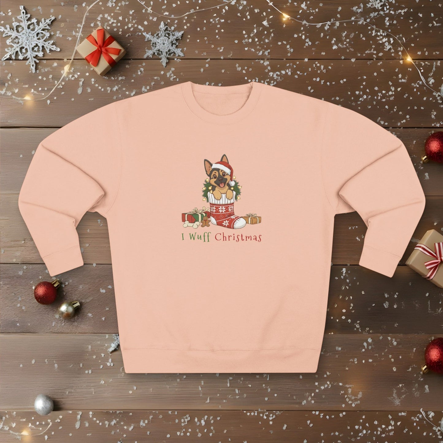 I Wuff Christmas - Unisex Sweatshirt