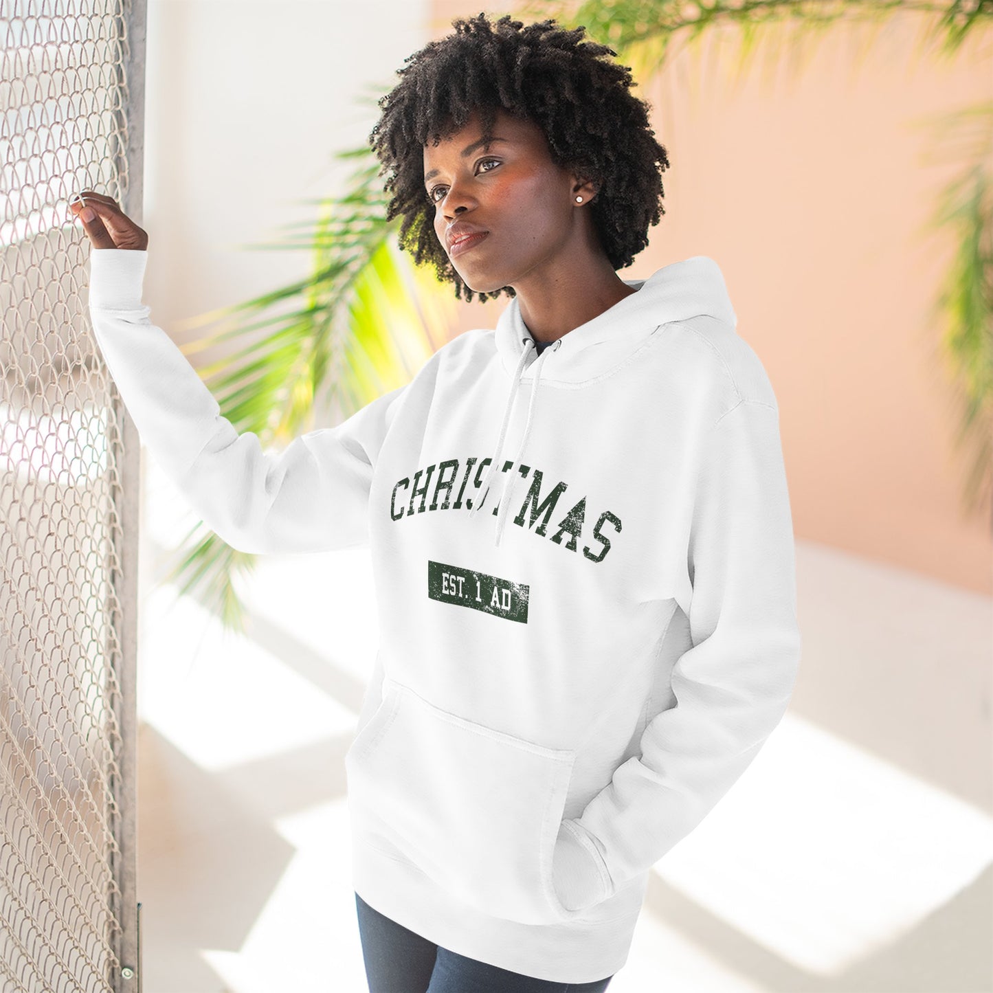 Christmas College Est. 1 AD - Unisex Hoodie