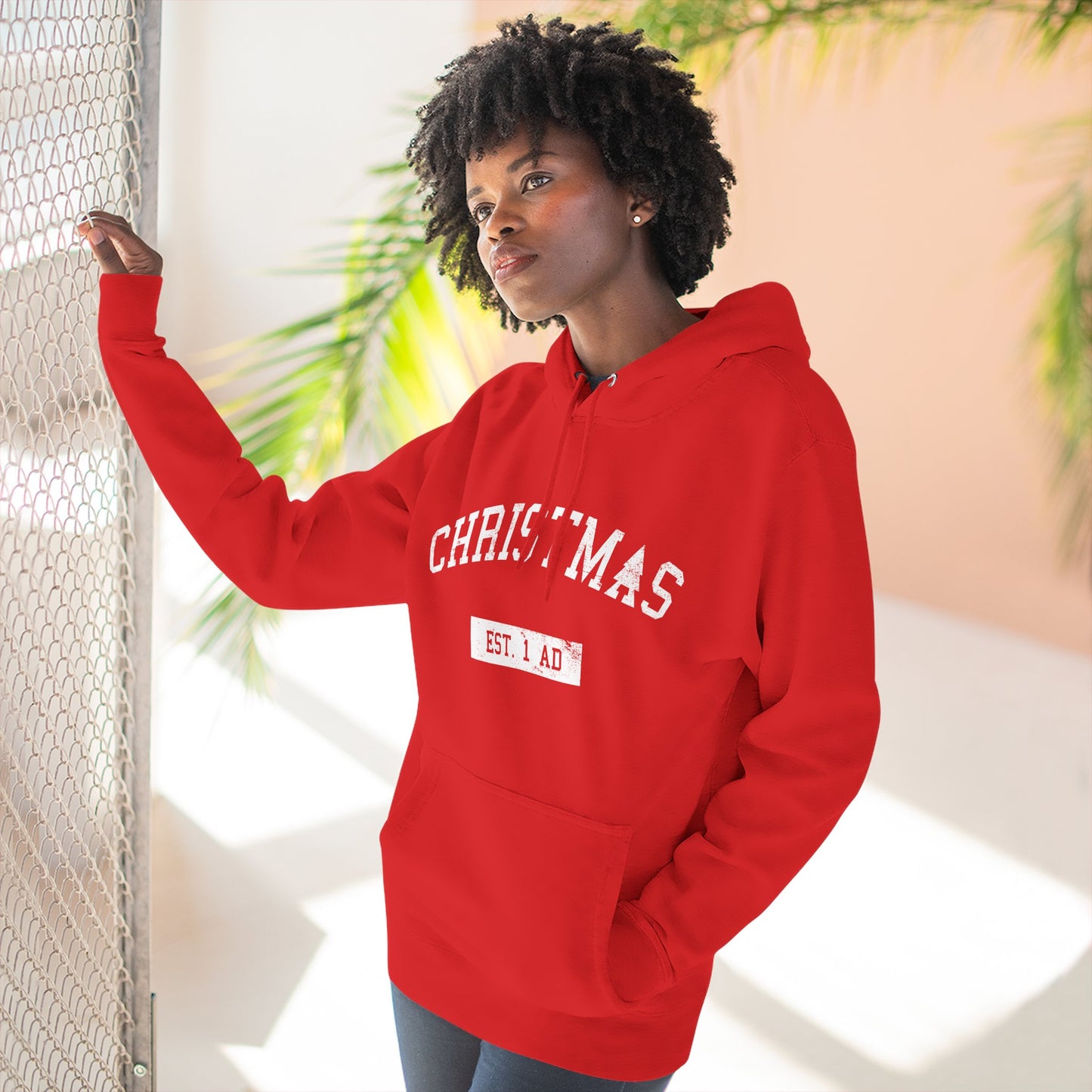Christmas College Est. 1 AD - Unisex Hoodie