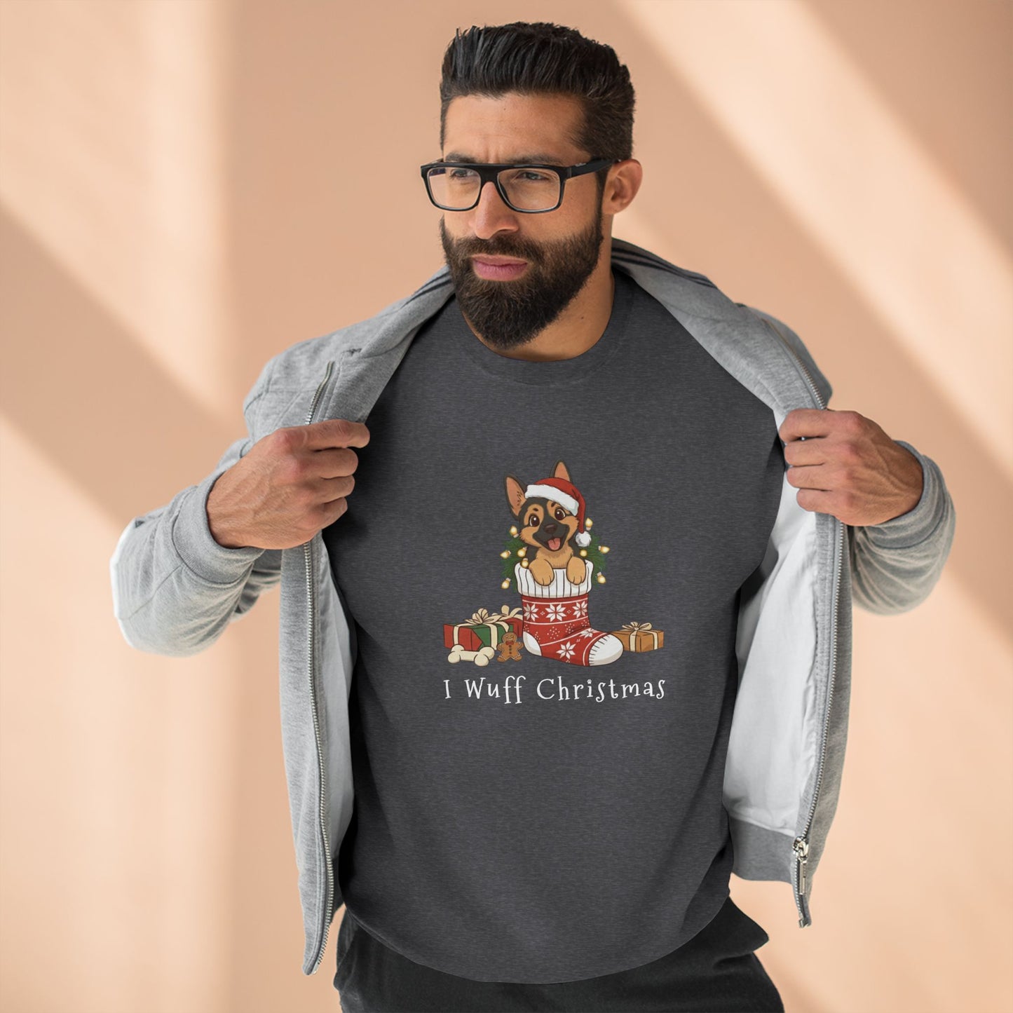 I Wuff Christmas - Unisex Sweatshirt
