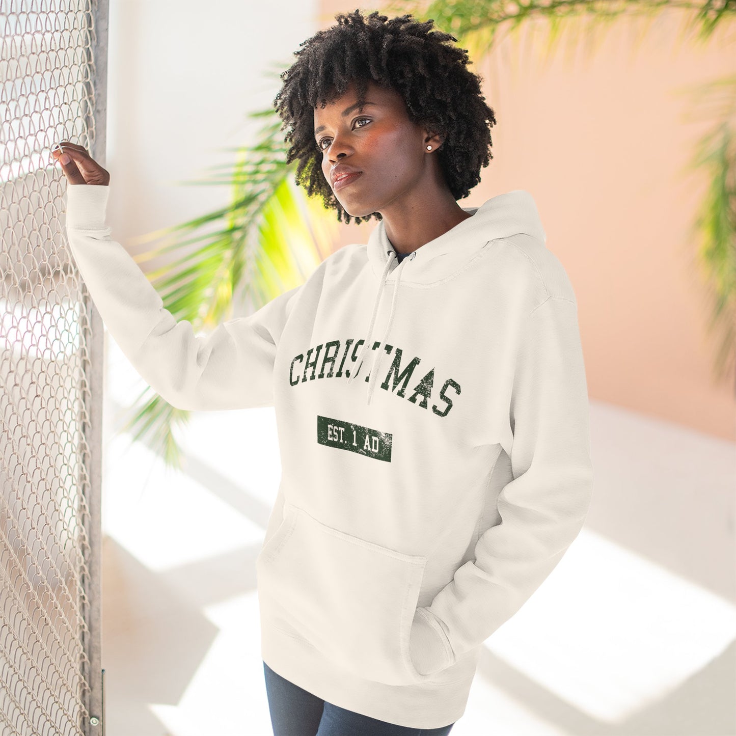 Christmas College Est. 1 AD - Unisex Hoodie