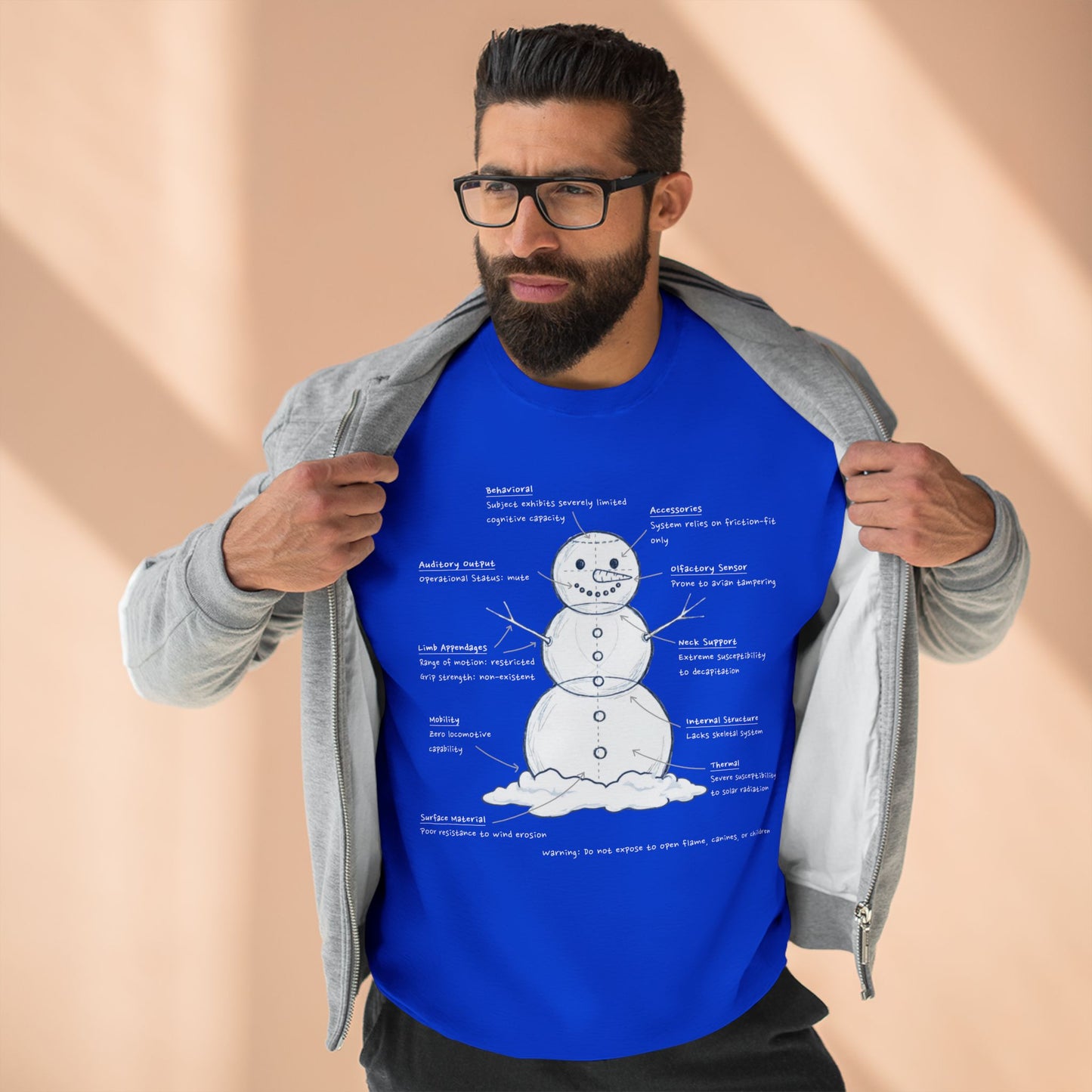 Snowman Engineering Design Review - Unisex Sweatshirt