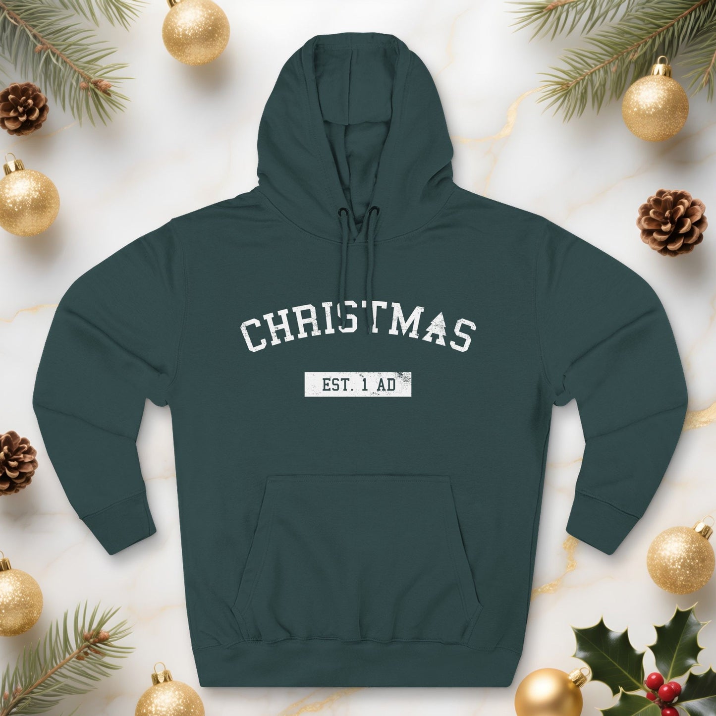 Christmas College Est. 1 AD - Unisex Hoodie