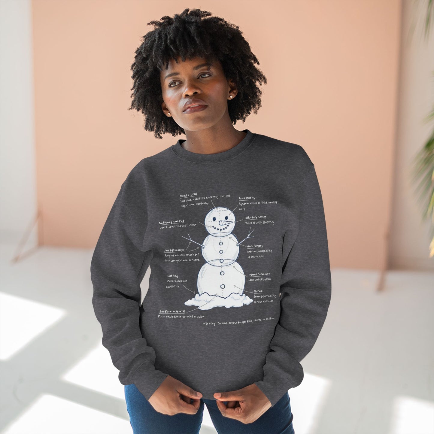 Snowman Engineering Design Review - Unisex Sweatshirt
