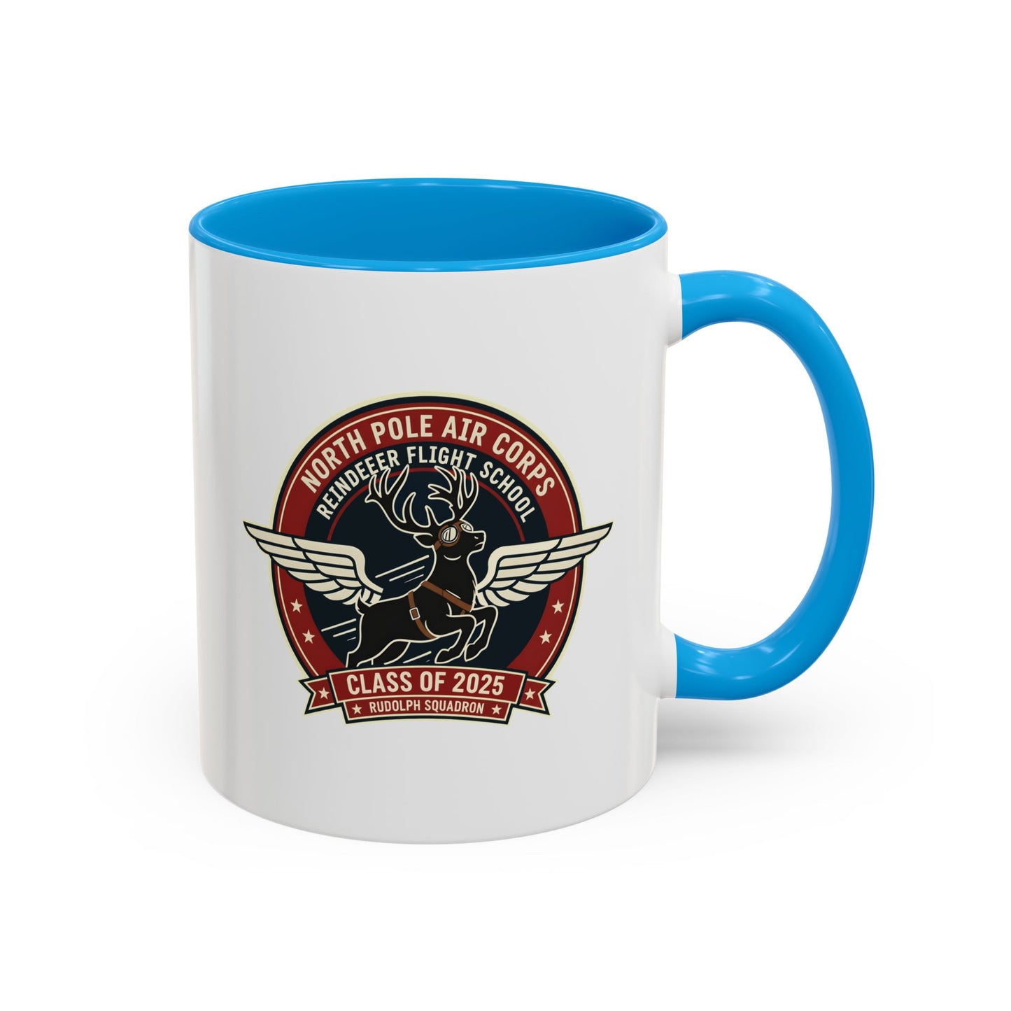 Reindeer Flight School - Accent Mug (11/15 oz)